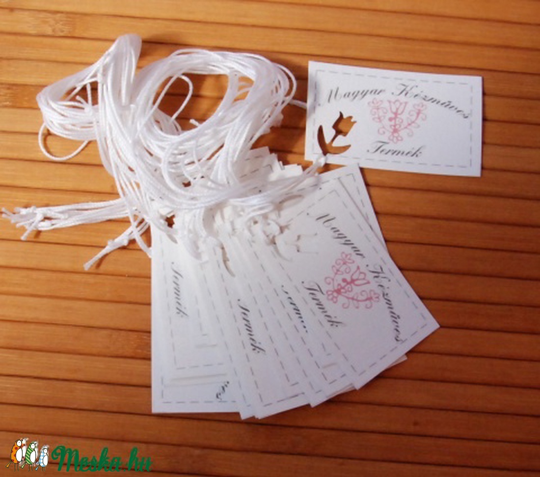 Magyar Kézműves Termék - árukísérő címke 30 db-os -  - Meska.hu