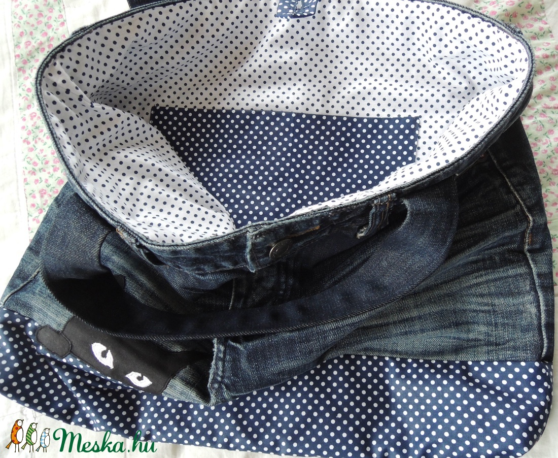 Farmertáska - táska & tok - kézitáska & válltáska - kézitáska - Meska.hu