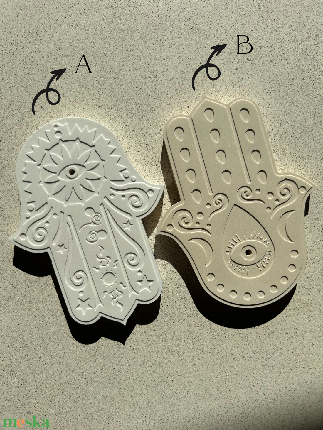 Hamsa keze füstölőtartó - otthon & életmód - dekoráció - dísztárgy - Meska.hu