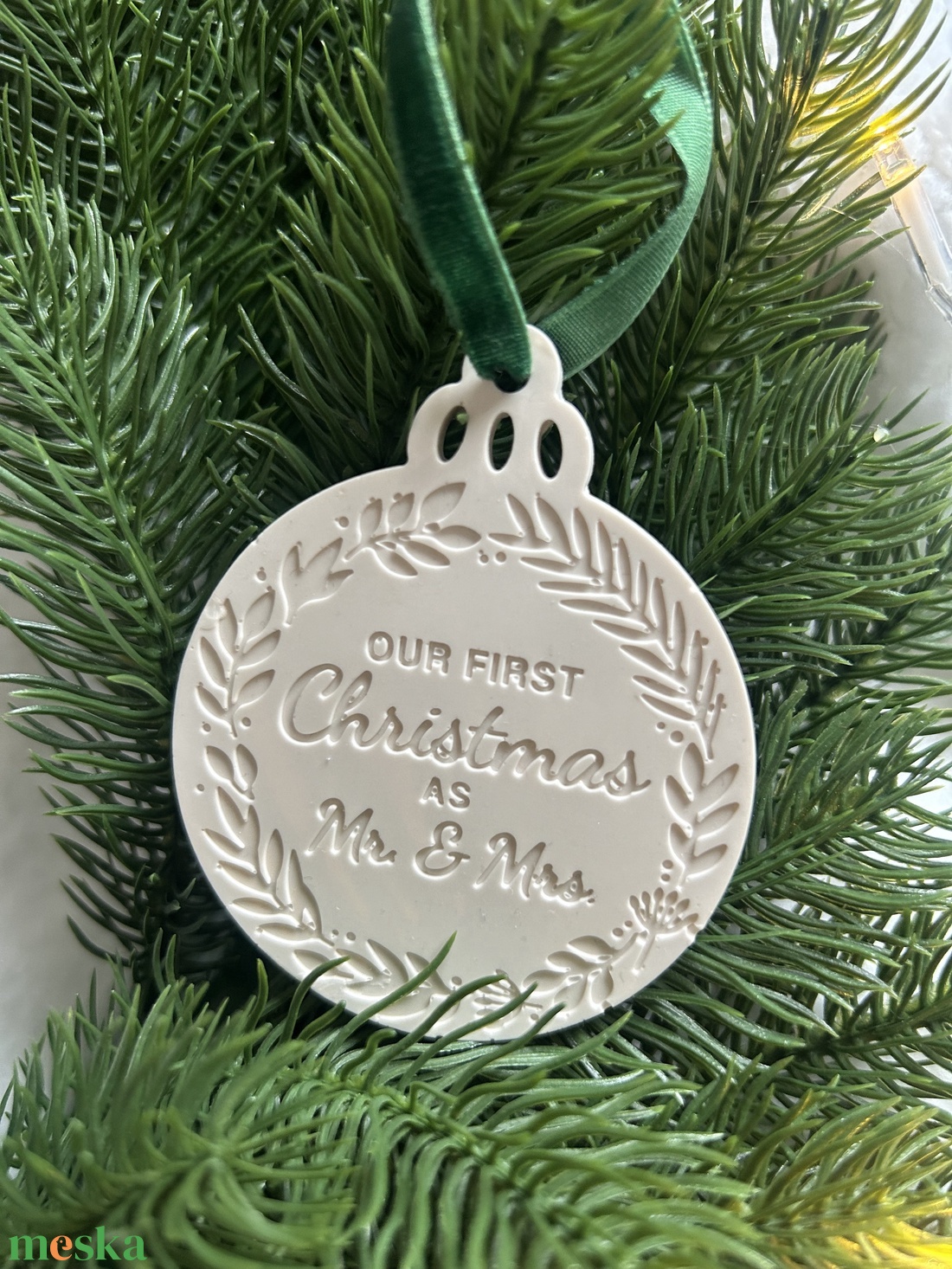 First Christmas karácsonyfadísz - otthon & életmód - dekoráció - dísztárgy - Meska.hu