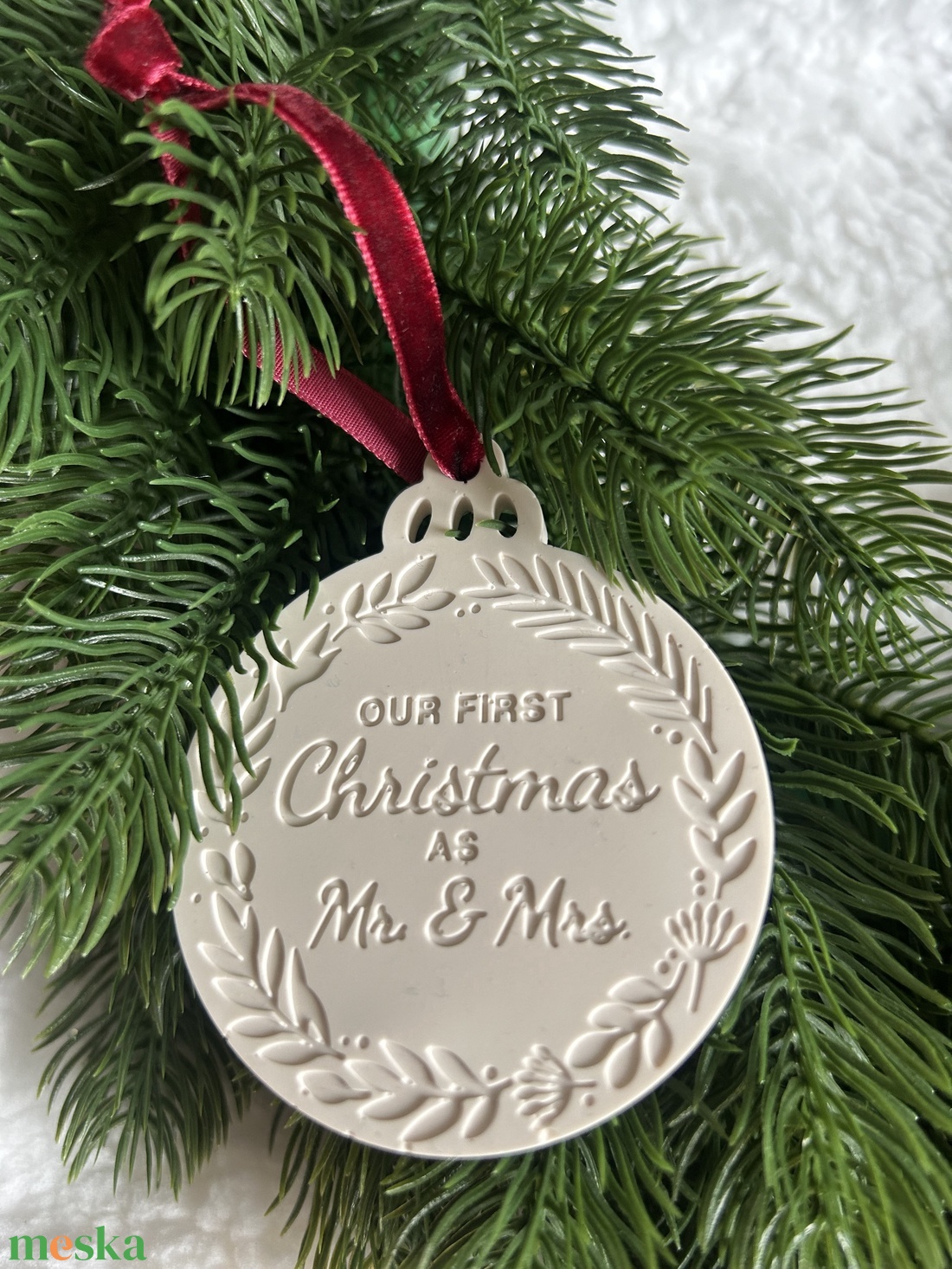 First Christmas karácsonyfadísz - otthon & életmód - dekoráció - dísztárgy - Meska.hu