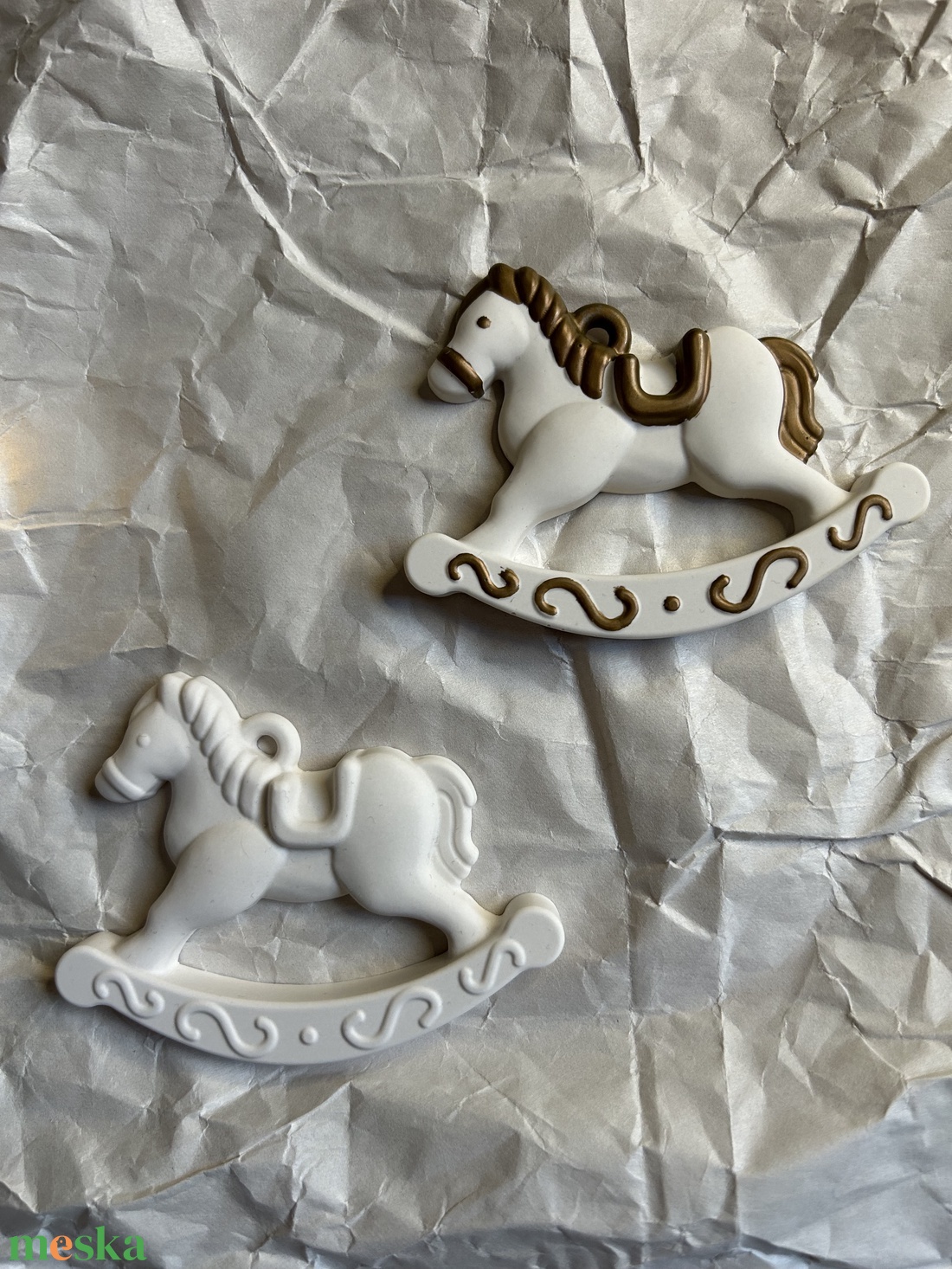 Hintaló karácsonyfadísz - otthon & életmód - dekoráció - dísztárgy - Meska.hu