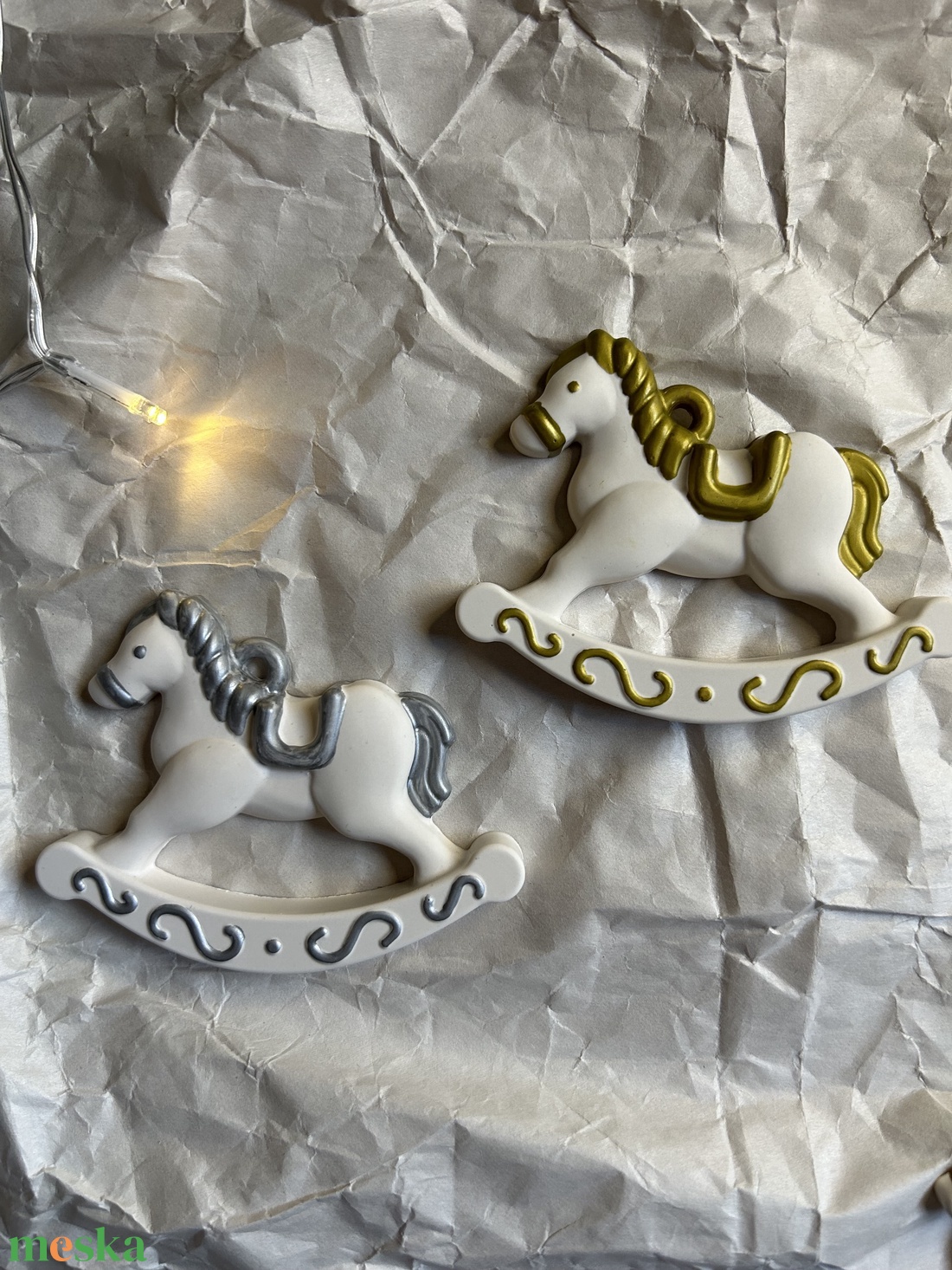 Hintaló karácsonyfadísz - otthon & életmód - dekoráció - dísztárgy - Meska.hu