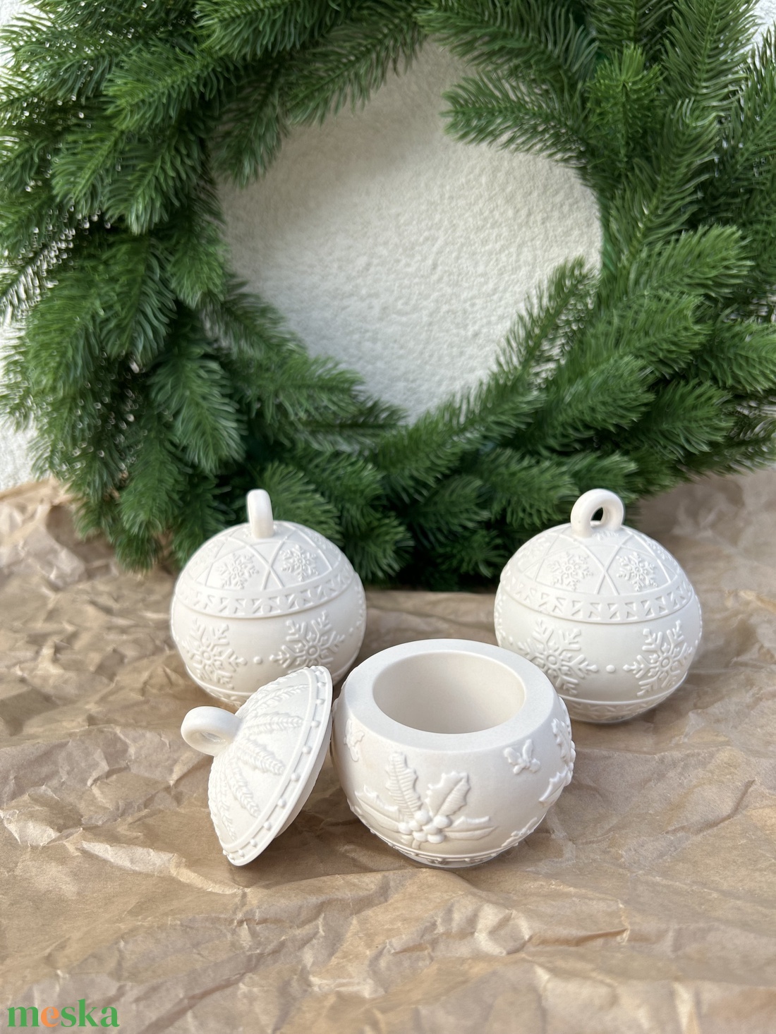 Díszgömb tároló - otthon & életmód - dekoráció - dísztárgy - Meska.hu