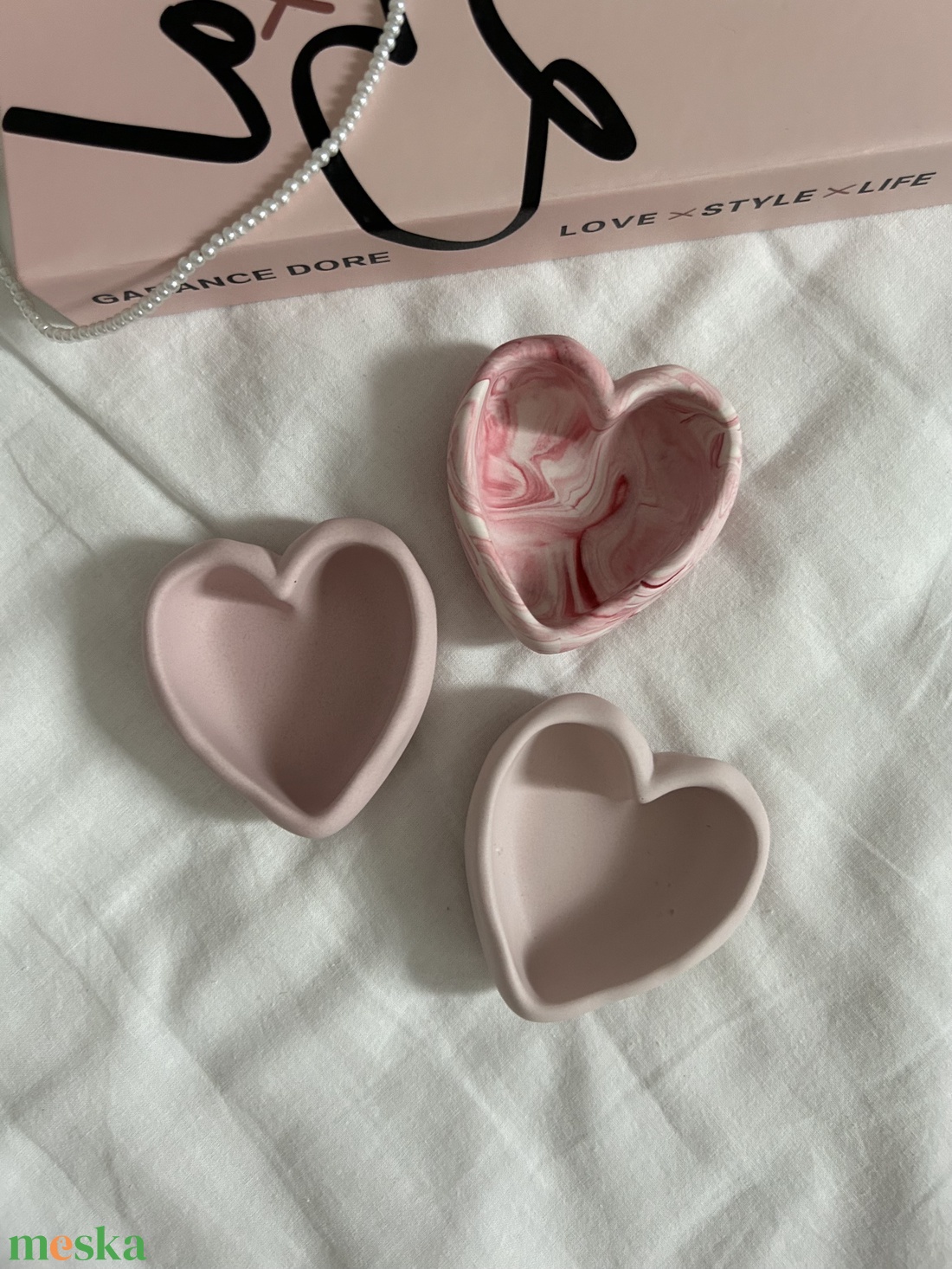 Heartline tároló - otthon & életmód - dekoráció - dísztárgy - Meska.hu