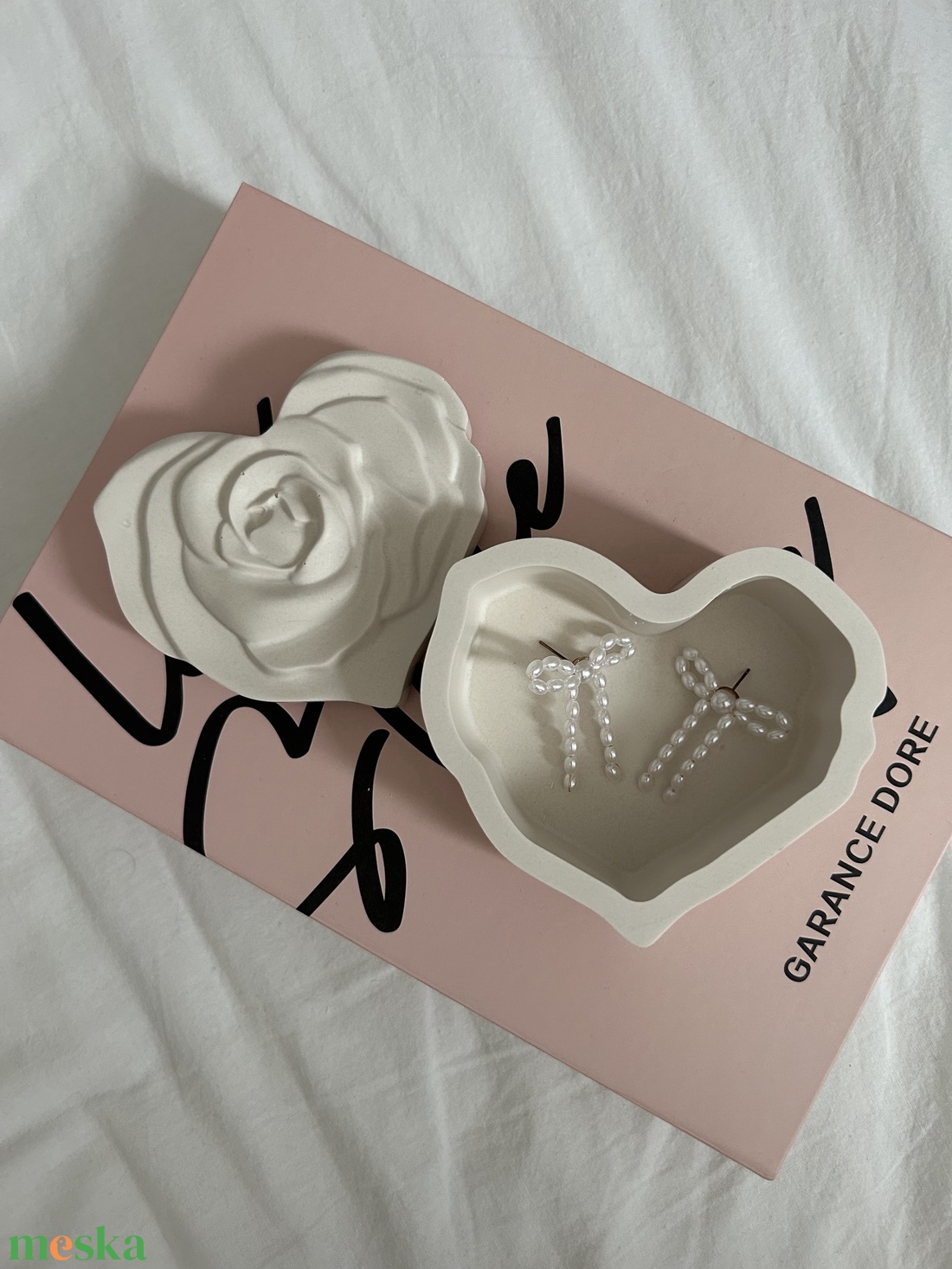 Heart bloom tároló - otthon & életmód - dekoráció - dísztárgy - Meska.hu