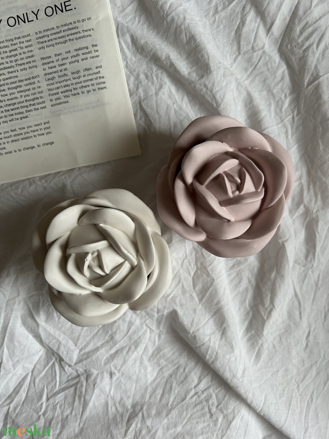 Soft rose tároló - otthon & életmód - dekoráció - dísztárgy - Meska.hu