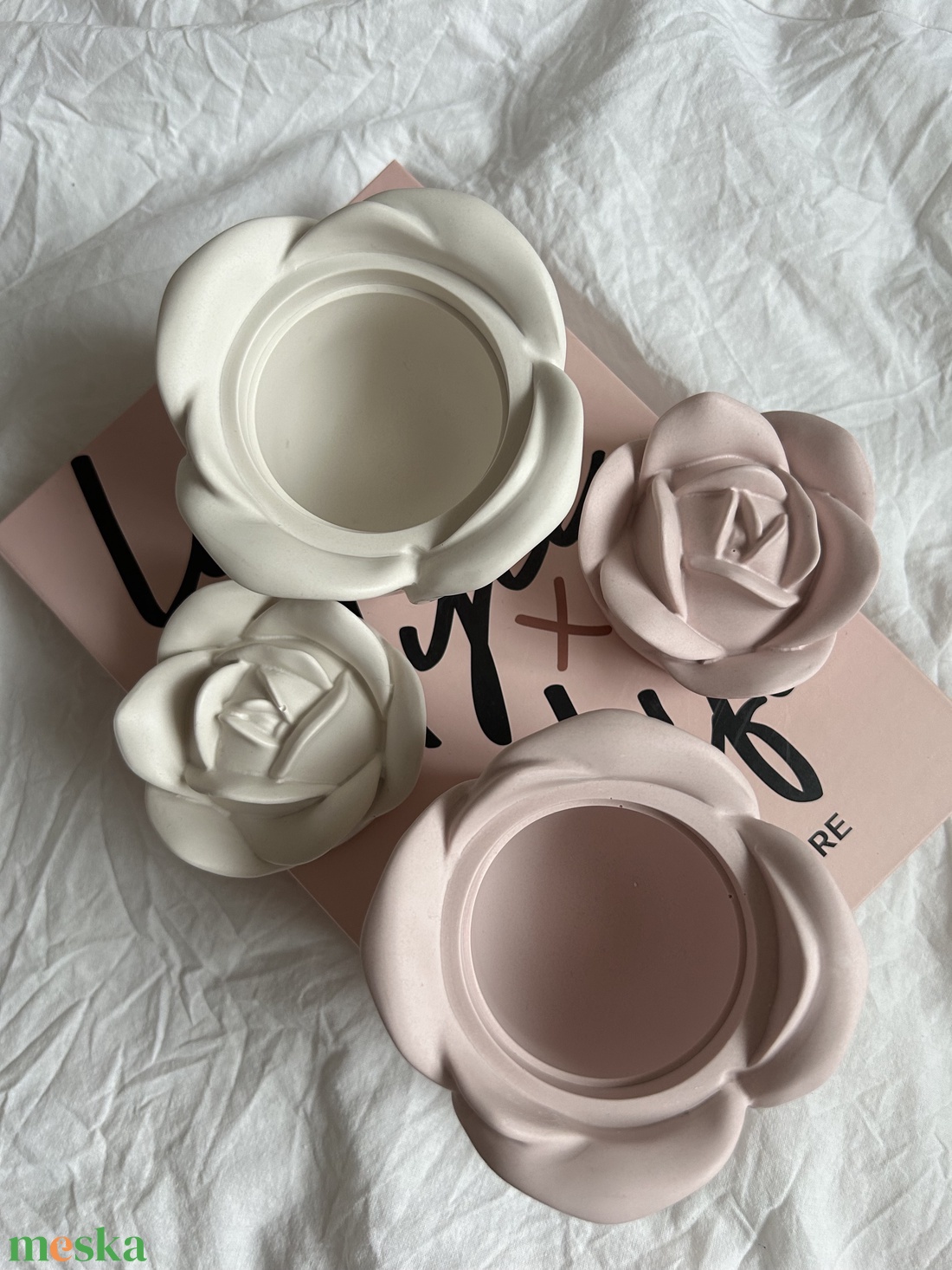 Soft rose tároló - otthon & életmód - dekoráció - dísztárgy - Meska.hu