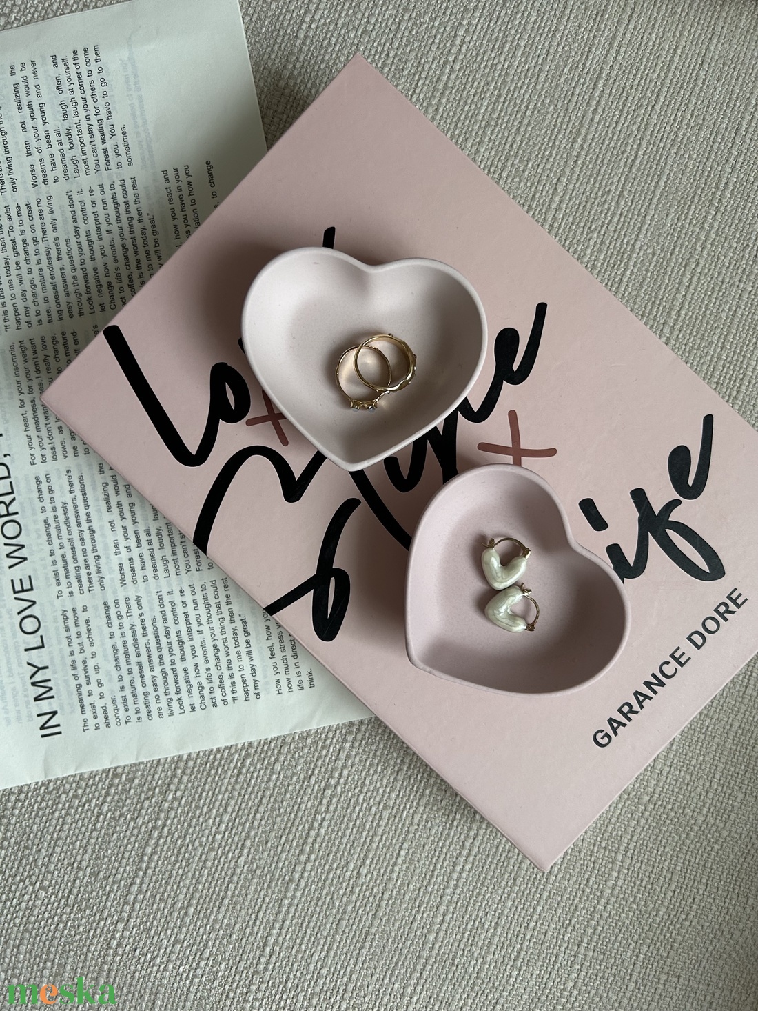 Kis szívecske tároló - otthon & életmód - dekoráció - dísztárgy - Meska.hu