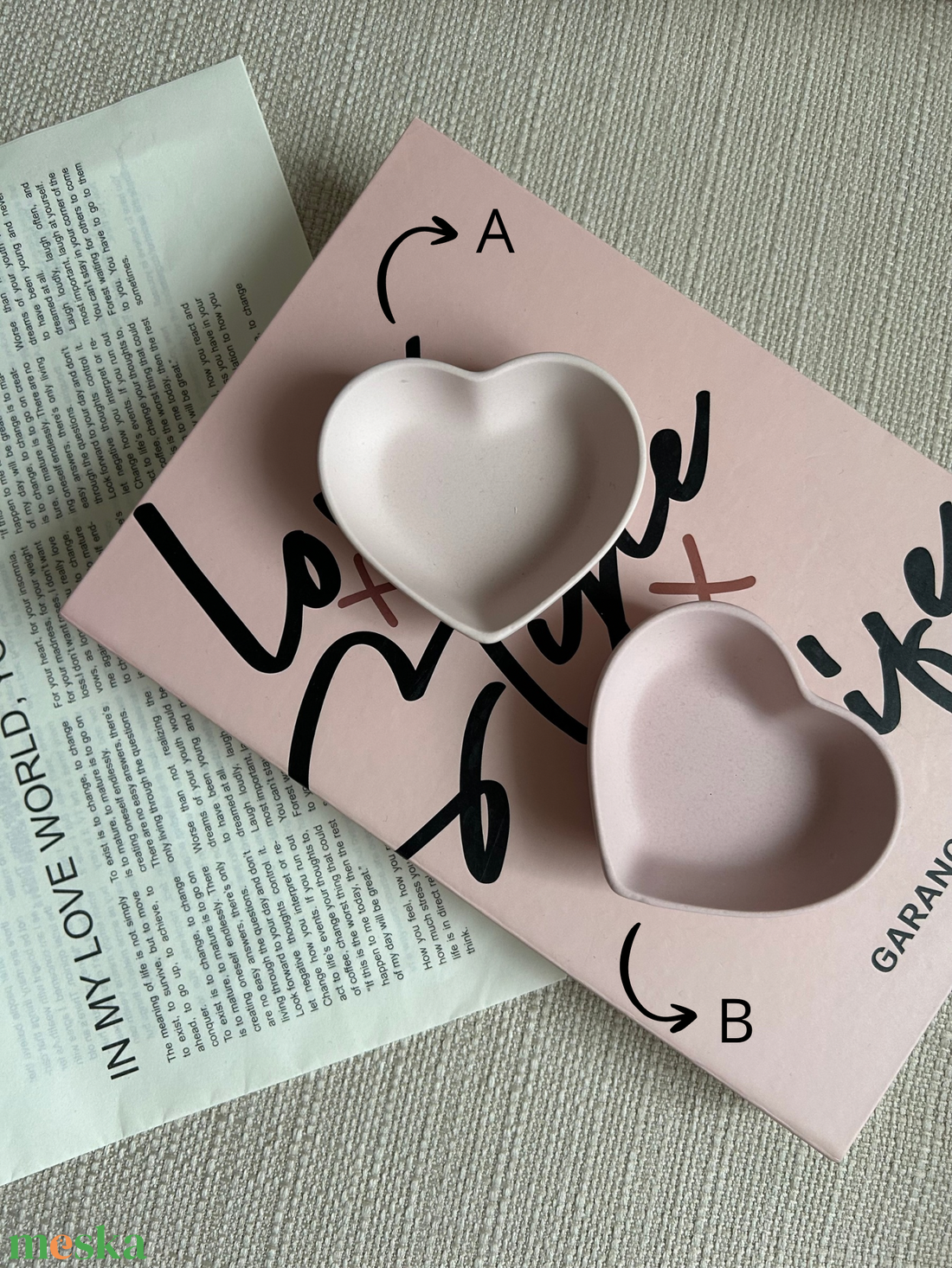 Kis szívecske tároló - otthon & életmód - dekoráció - dísztárgy - Meska.hu