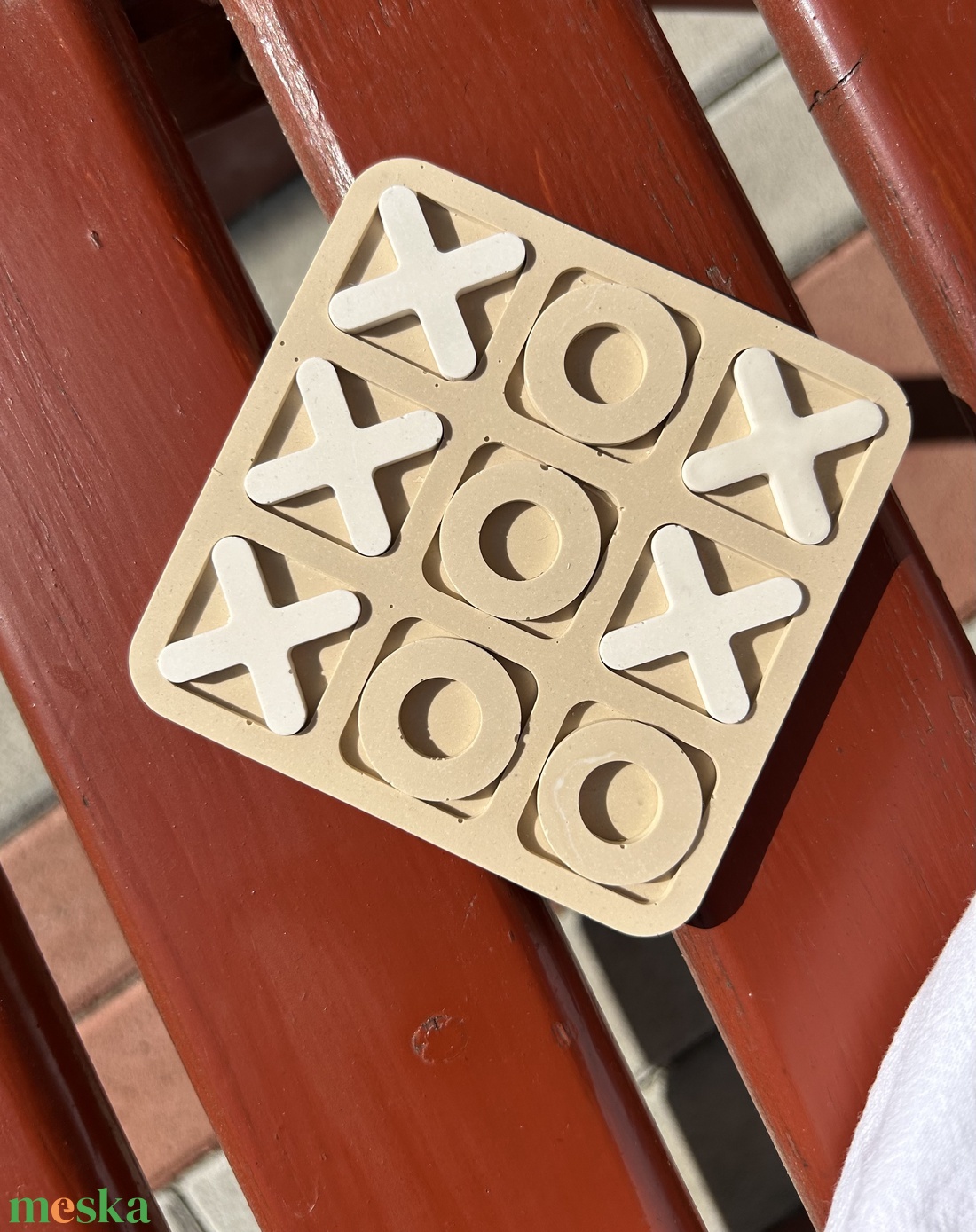 Tic Tac Toe játék dekor - otthon & életmód - dekoráció - dísztárgy - Meska.hu