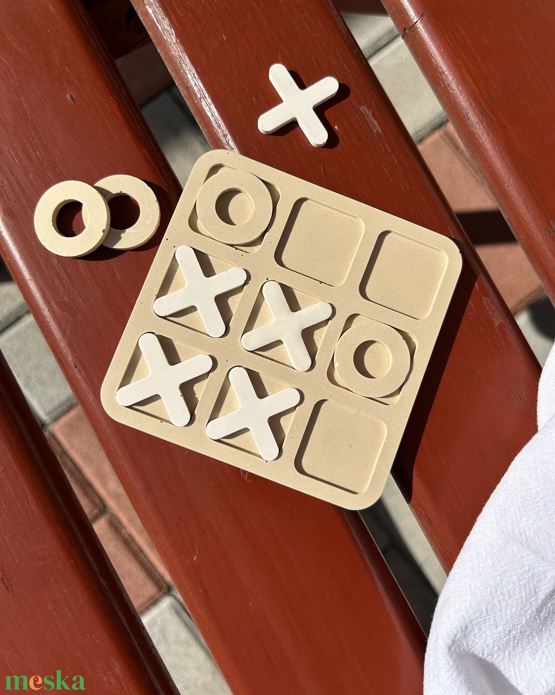 Tic Tac Toe játék dekor - otthon & életmód - dekoráció - dísztárgy - Meska.hu