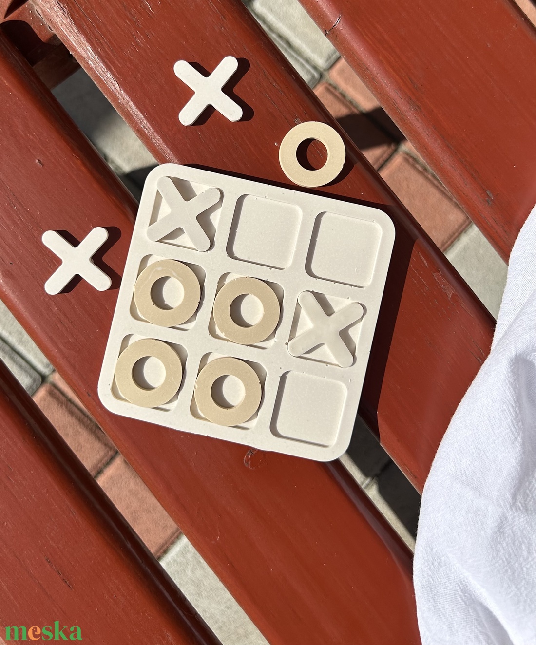 Tic Tac Toe játék dekor - otthon & életmód - dekoráció - dísztárgy - Meska.hu