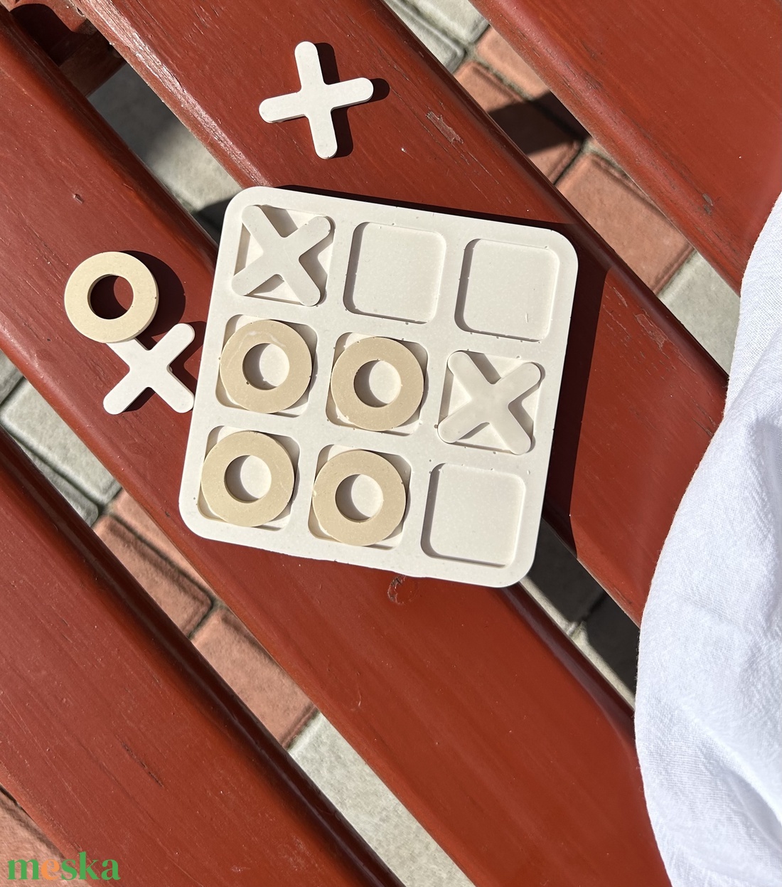 Tic Tac Toe játék dekor - otthon & életmód - dekoráció - dísztárgy - Meska.hu
