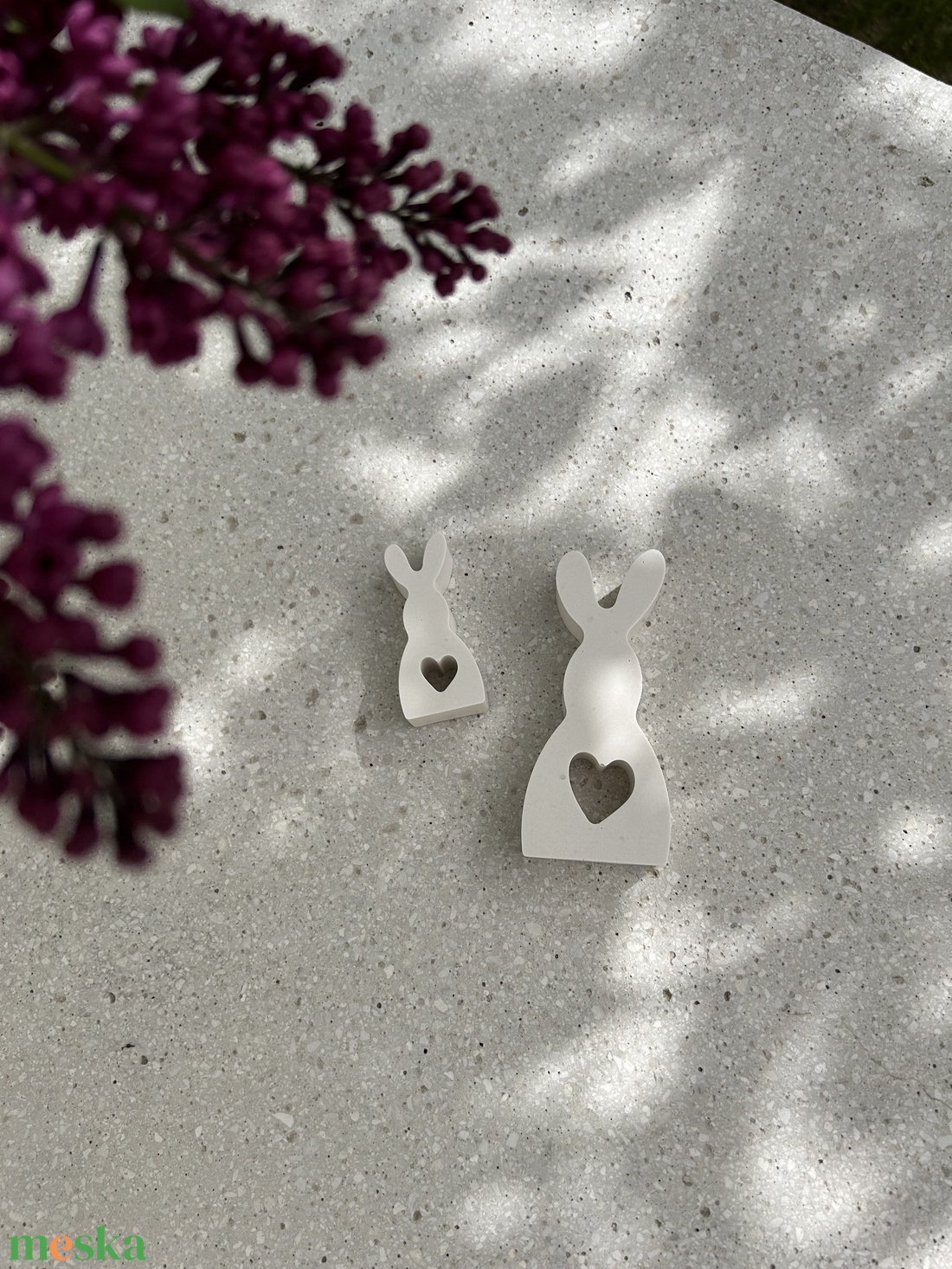 Szívecskés nyuszi dekor - otthon & életmód - dekoráció - dísztárgy - Meska.hu