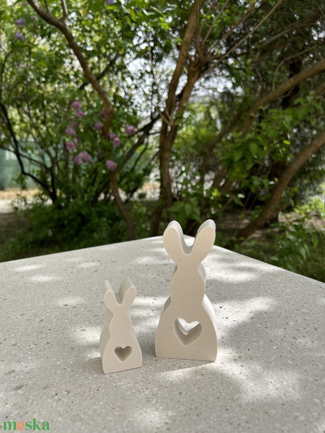 Szívecskés nyuszi dekor - otthon & életmód - dekoráció - dísztárgy - Meska.hu