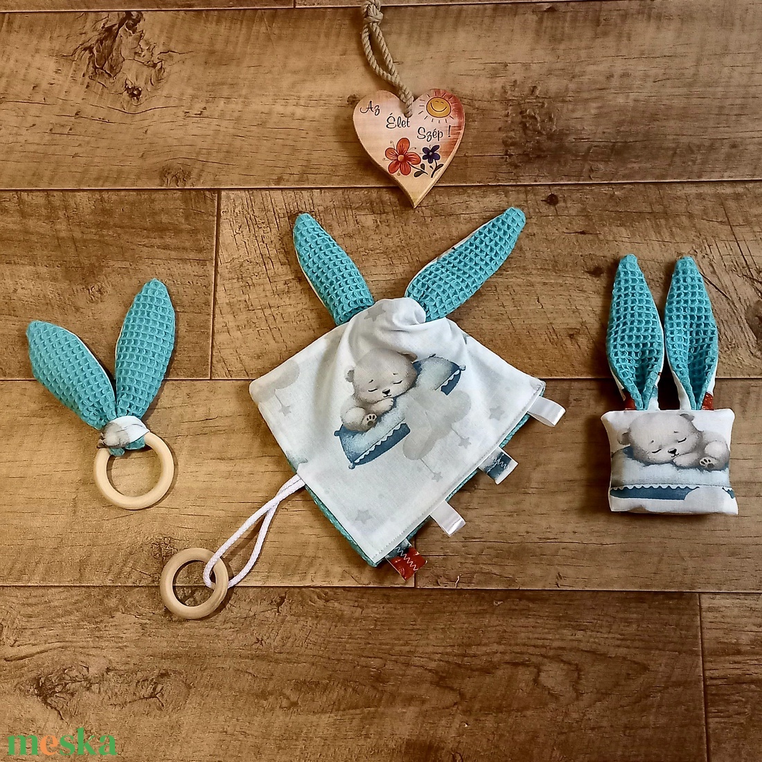 Babaköszöntő szett - baba - mama - baba játékok - rágóka - Meska.hu