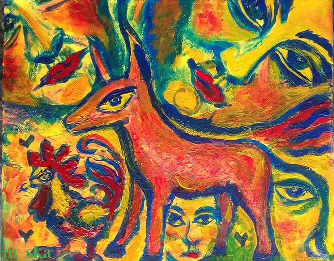 Szamár - akril festmény - művészet - festmény - akril - Meska.hu Szamár - akril festmény - művészet - festmény - akril - Meska.hu