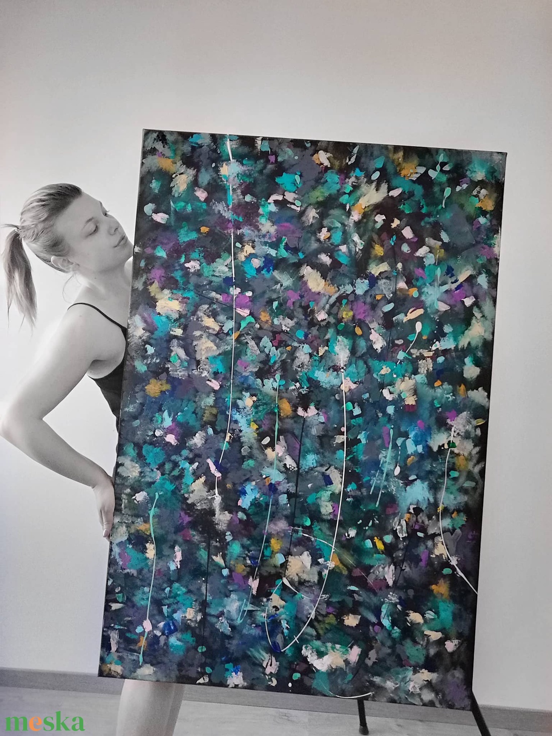 Csillaghullás / akrilfestmény 80 x 120 cm-es méretben - művészet - festmény - akril - Meska.hu Csillaghullás / akrilfestmény 80 x 120 cm-es méretben - művészet - festmény - akril - Meska.hu