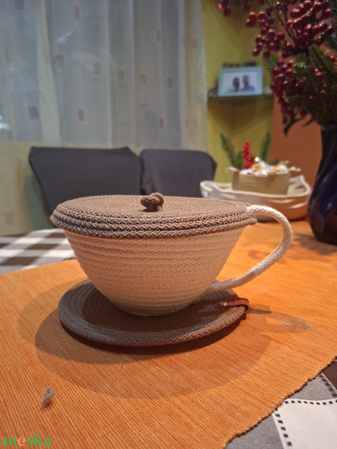 K�vekapszula tarto - otthon & életmód - dekoráció - asztal és polc dekoráció - asztaldísz - Meska.hu