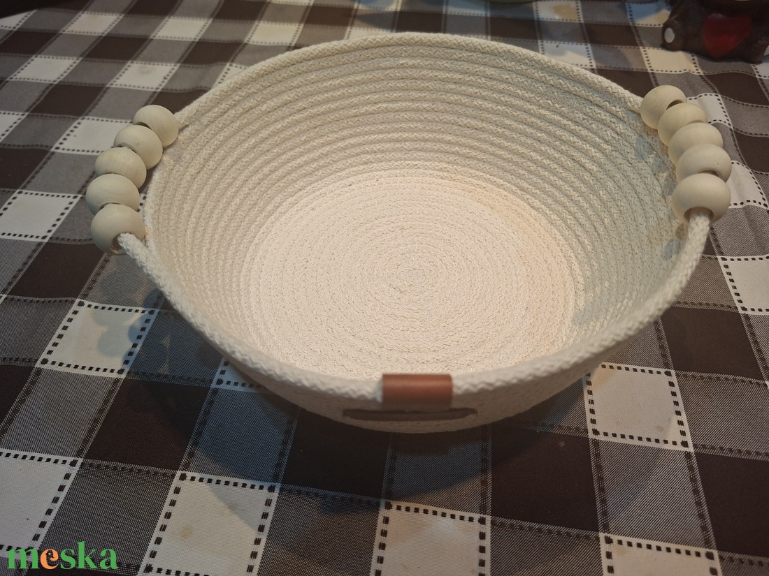 Zsinór kos�rka  - otthon & életmód - tárolás & rendszerezés - tárolókosár - Meska.hu