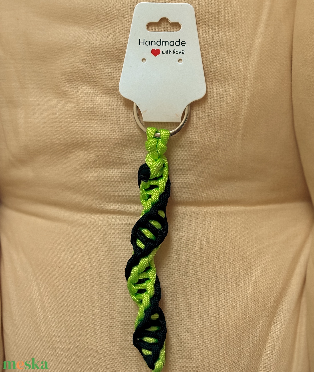 Paracord DNS mintájú kulcstartó - táska & tok - kulcstartó & táskadísz - kulcstartó - Meska.hu