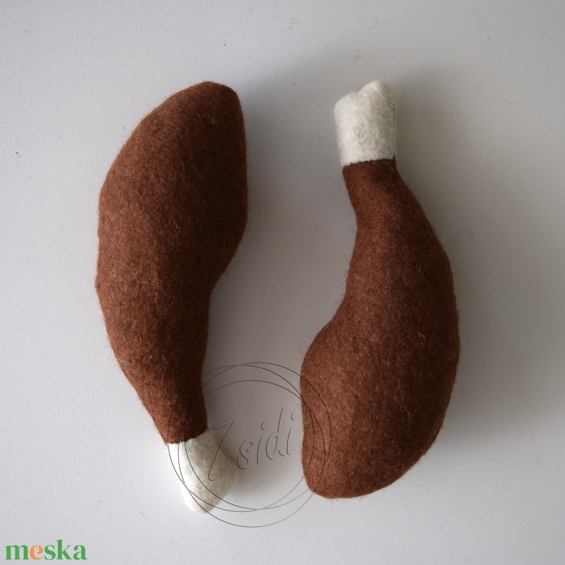 Gyapjúfilc csirkecomb - játék & sport - szerepjáték - Meska.hu