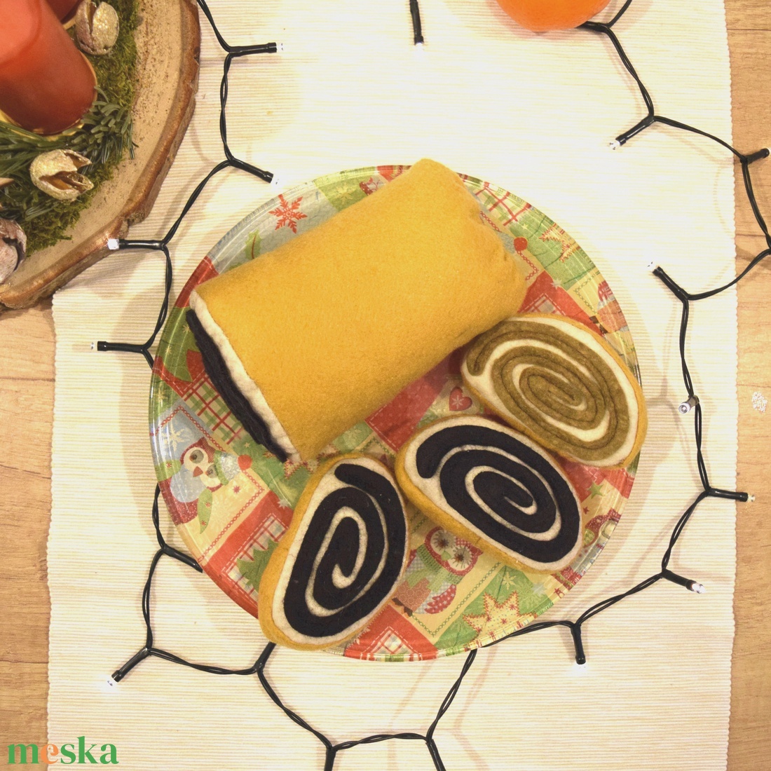 Gyapjúfilc beigli - játék & sport - szerepjáték - Meska.hu