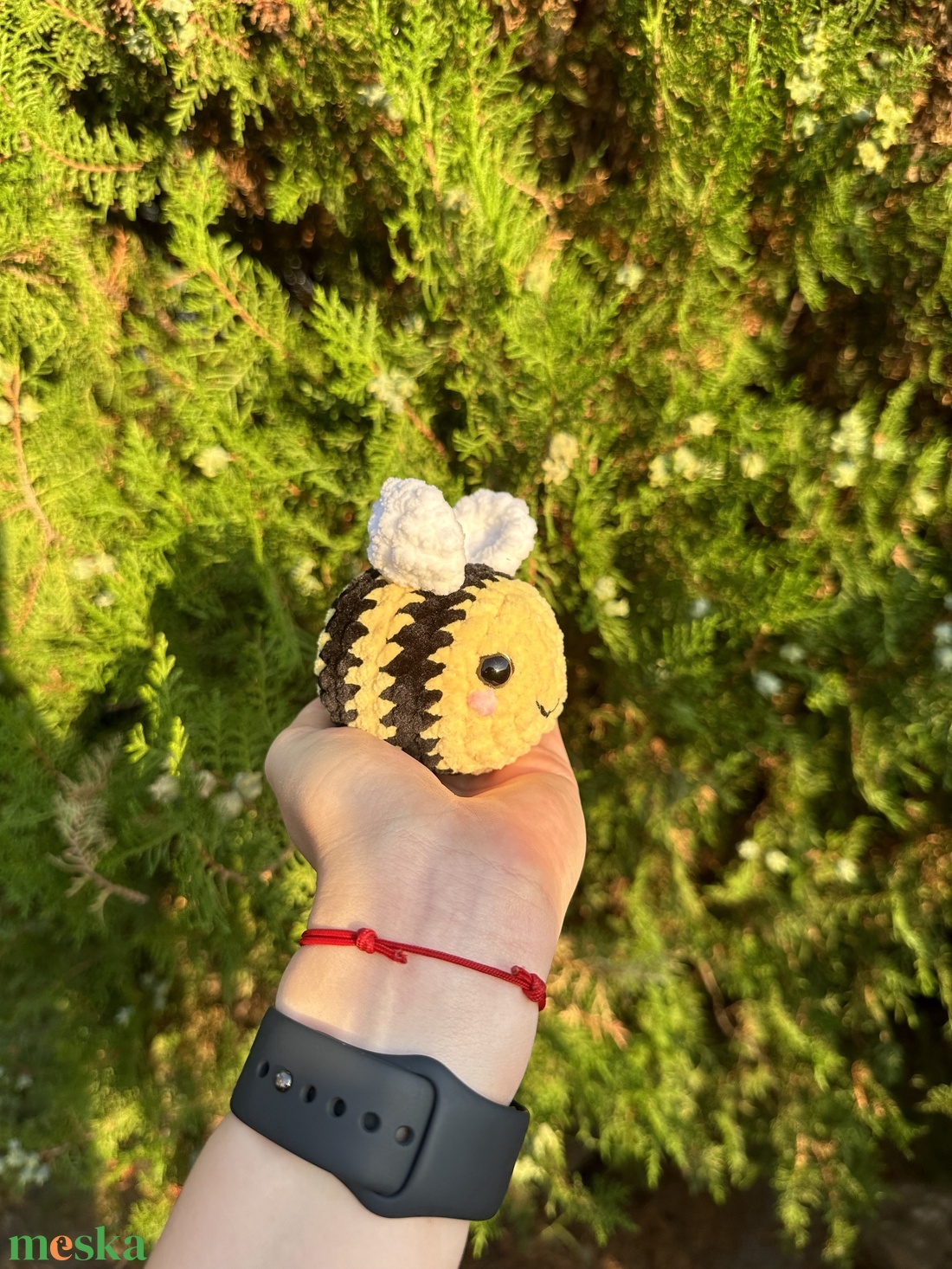 Horgolt mini méhi plüss - játék & sport - plüssállat & játékfigura - más figura - Meska.hu