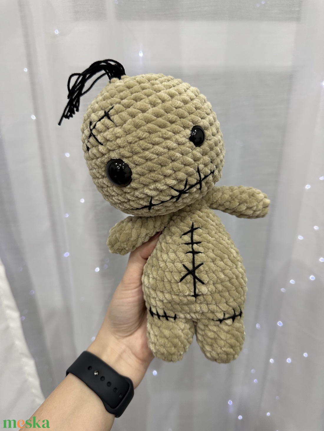 Horgolt voodoo baba plüss - játék & sport - plüssállat & játékfigura - más figura - Meska.hu