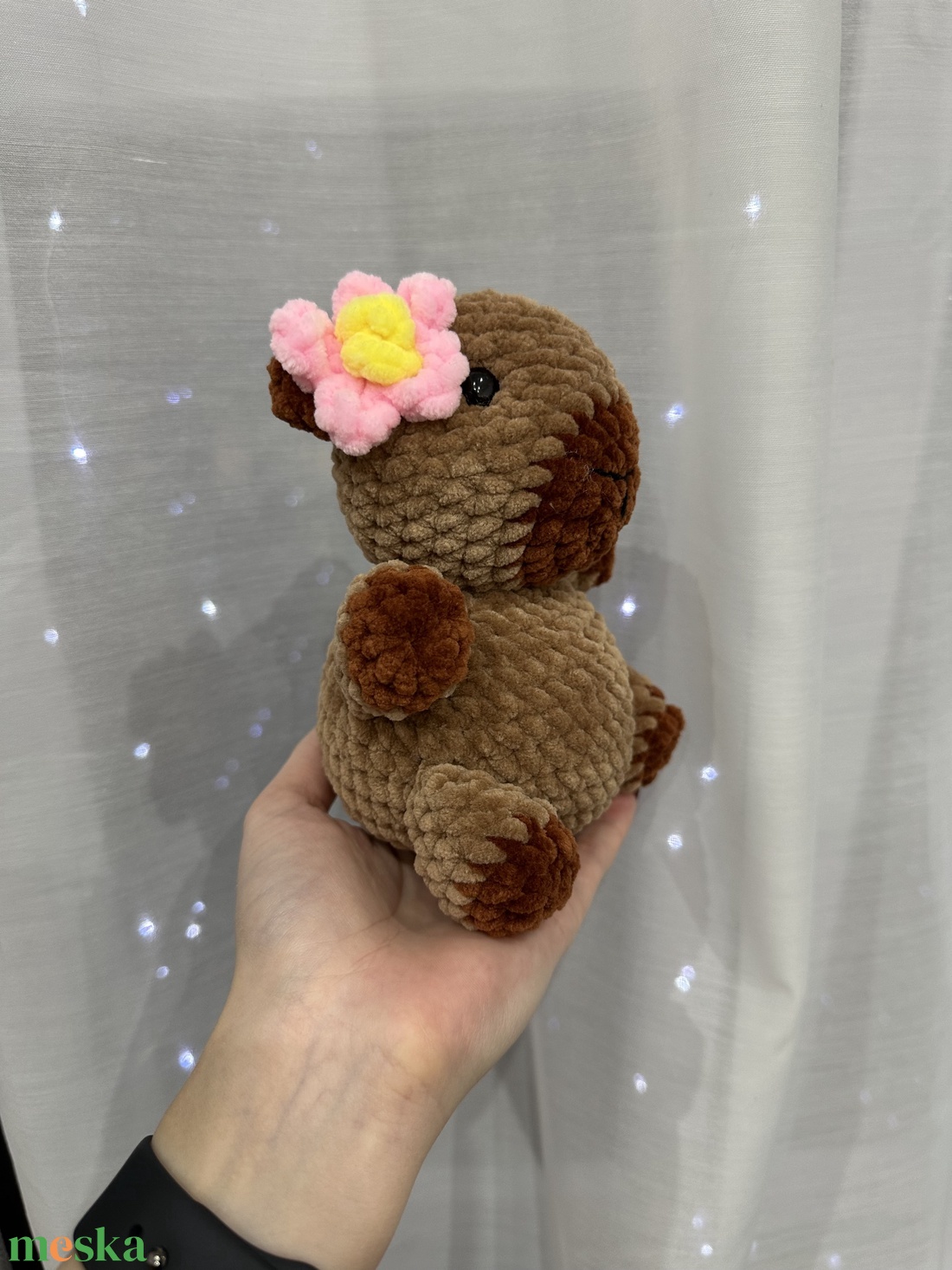 Horgolt Capybara Plüss - játék & sport - plüssállat & játékfigura - kapibara - Meska.hu