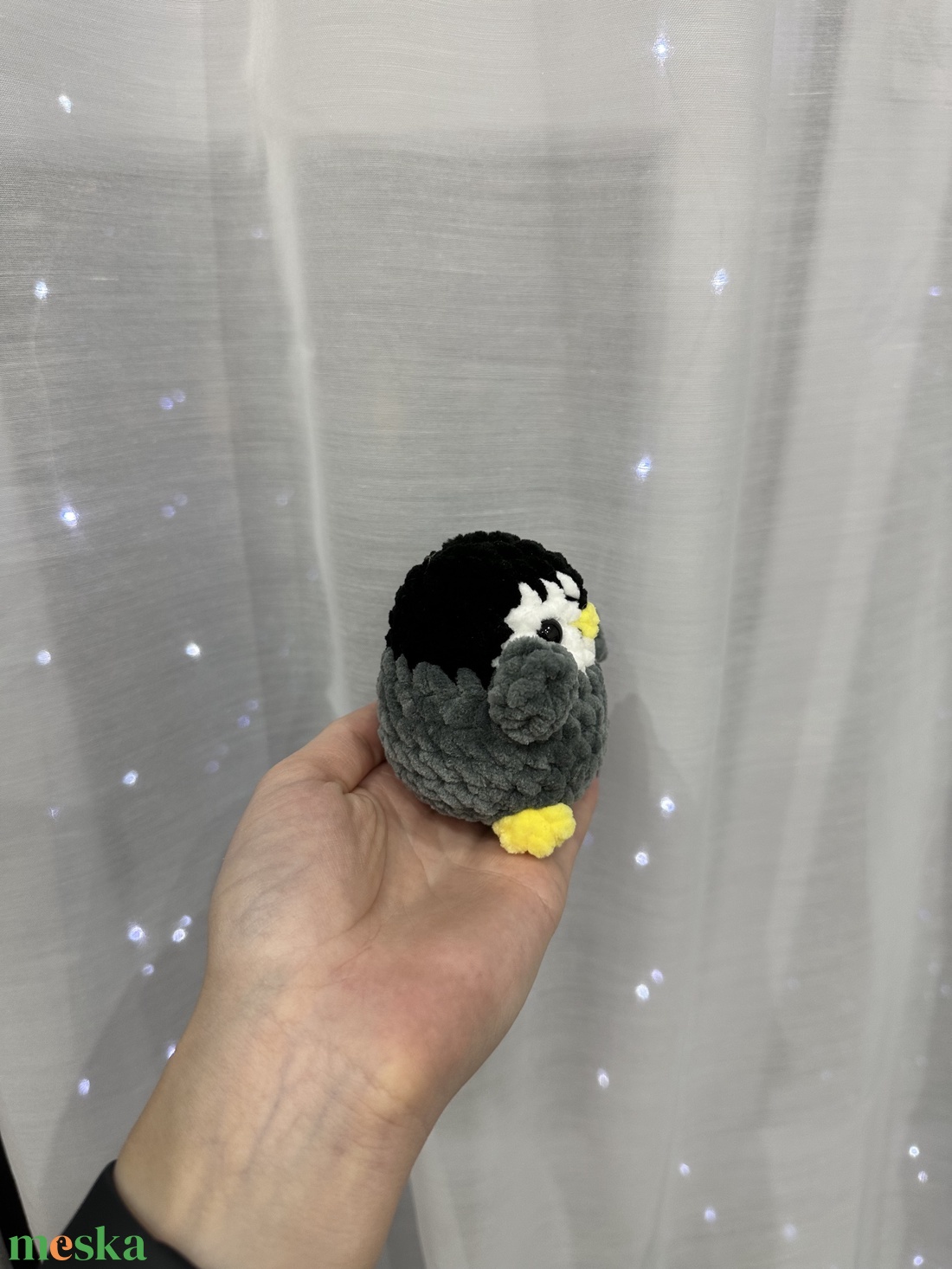 Horgolt Pingvin Plüss - játék & sport - plüssállat & játékfigura - pingvin - Meska.hu