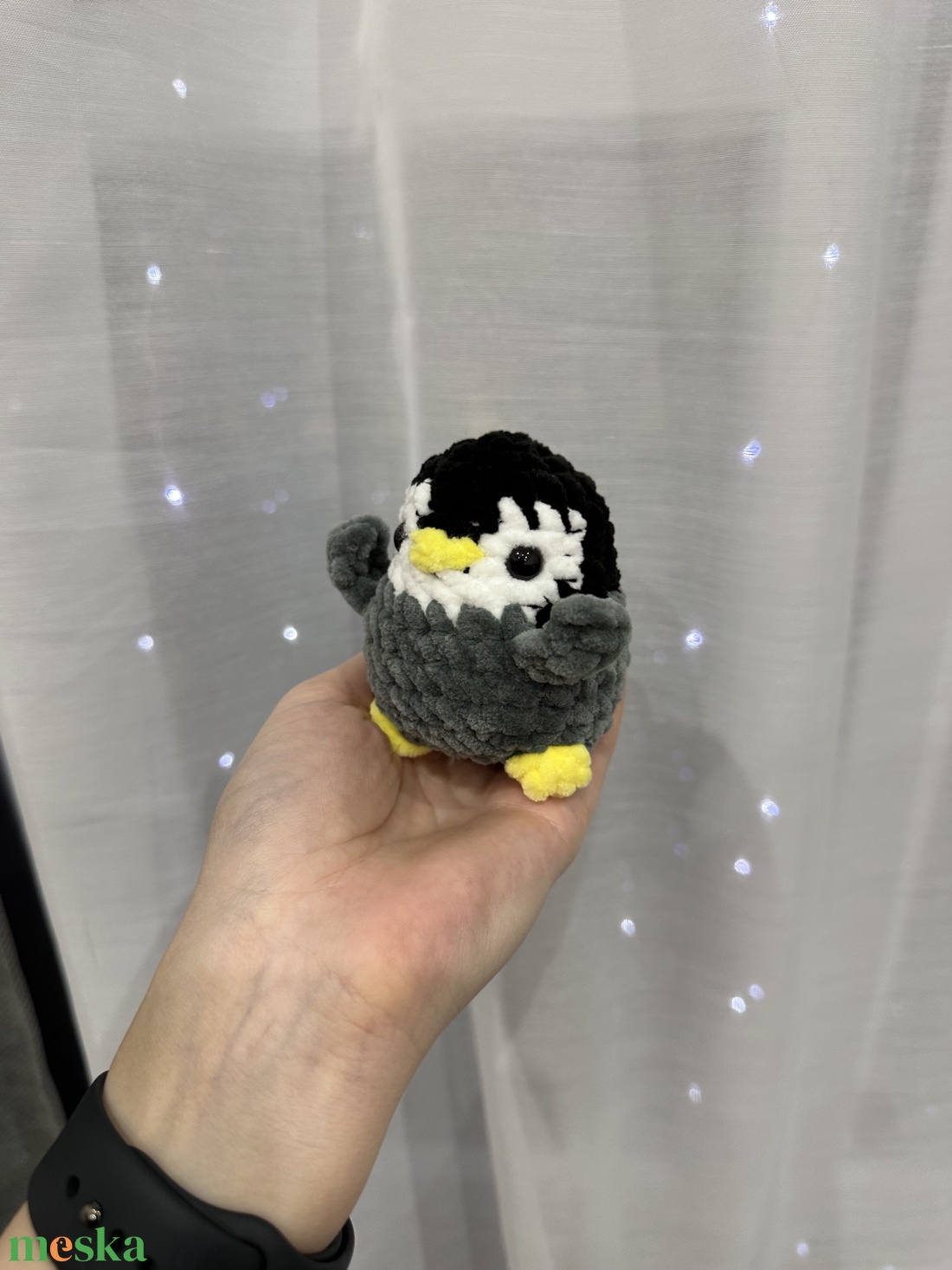 Horgolt Pingvin Plüss - játék & sport - plüssállat & játékfigura - pingvin - Meska.hu