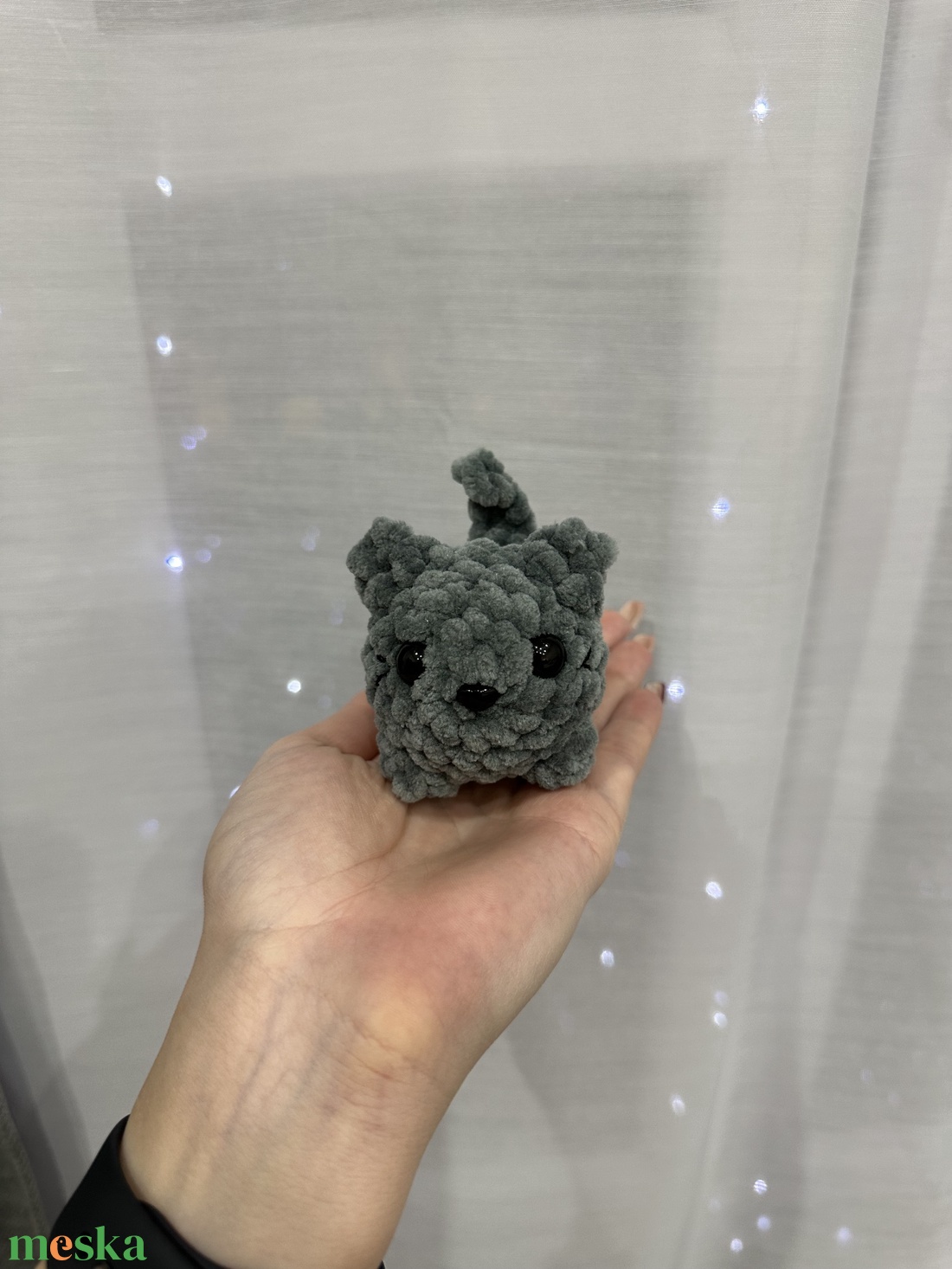 Horgolt Mini Cica Plüss - játék & sport - plüssállat & játékfigura - cica - Meska.hu