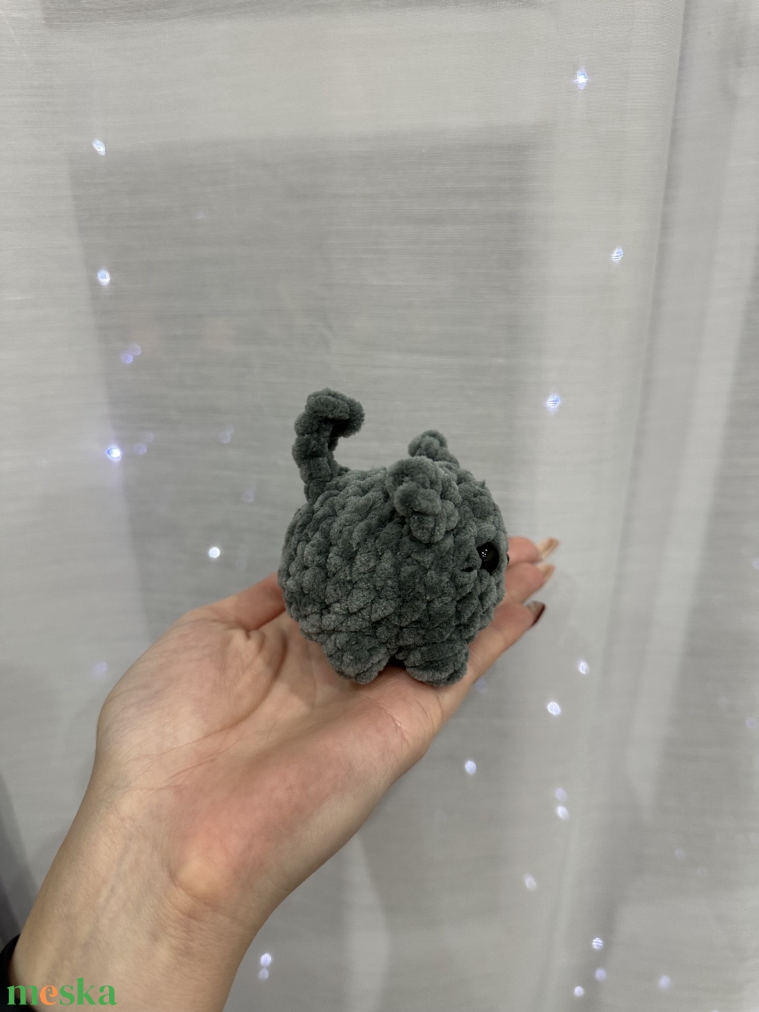 Horgolt Mini Cica Plüss - játék & sport - plüssállat & játékfigura - cica - Meska.hu