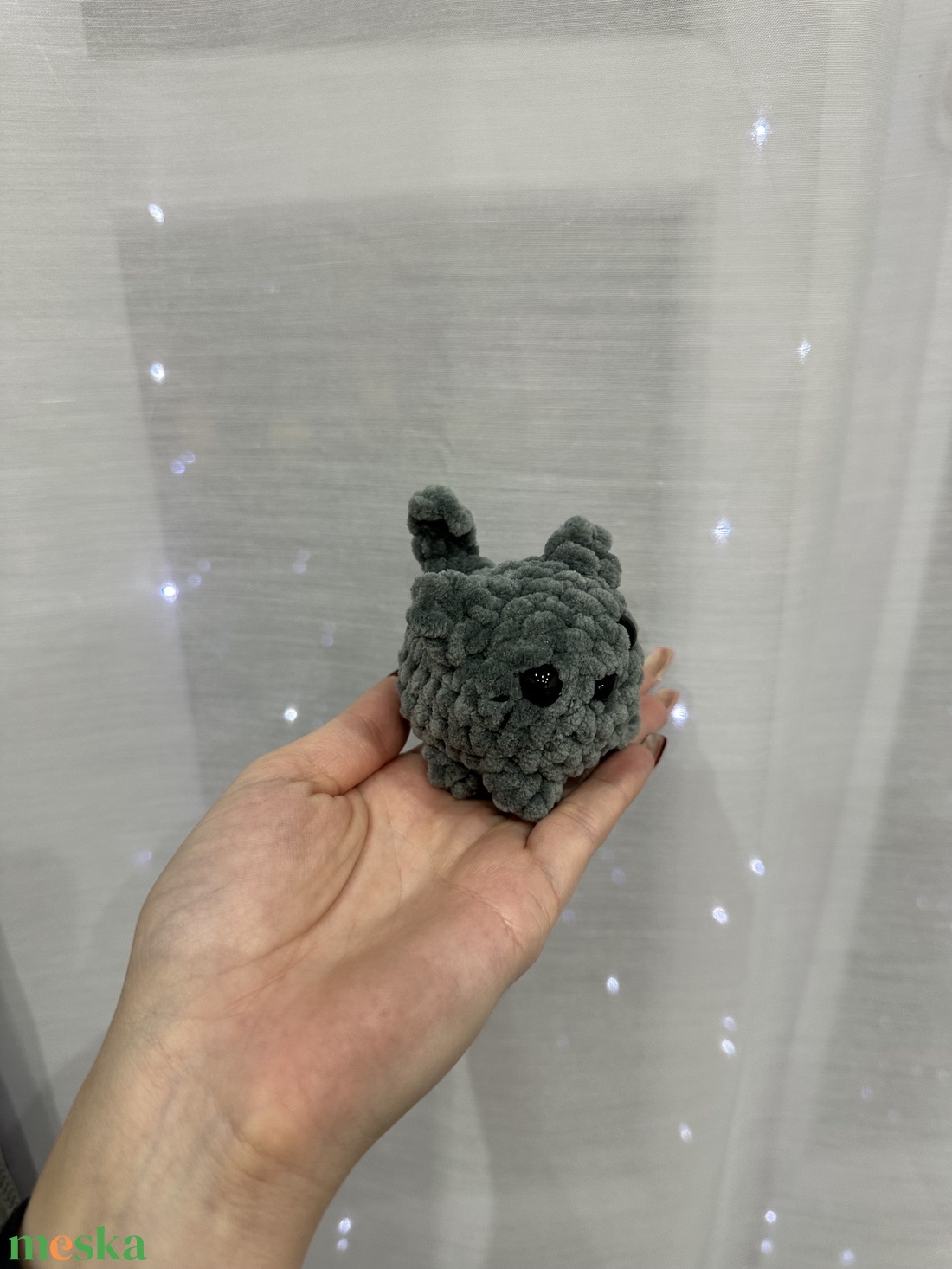 Horgolt Mini Cica Plüss - játék & sport - plüssállat & játékfigura - cica - Meska.hu