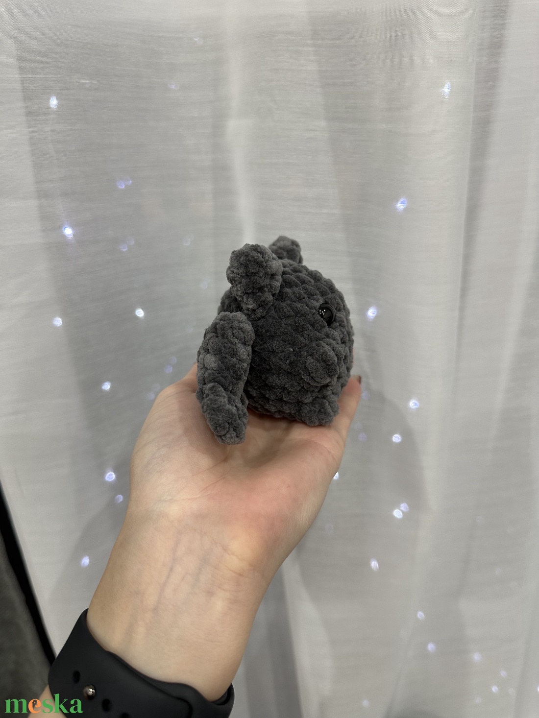 Horgolt Denevér Plüss - játék & sport - plüssállat & játékfigura - denevér - Meska.hu