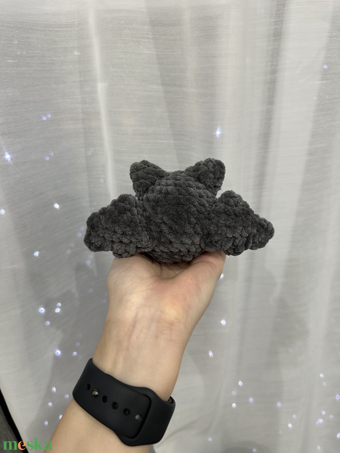 Horgolt Denevér Plüss - játék & sport - plüssállat & játékfigura - denevér - Meska.hu