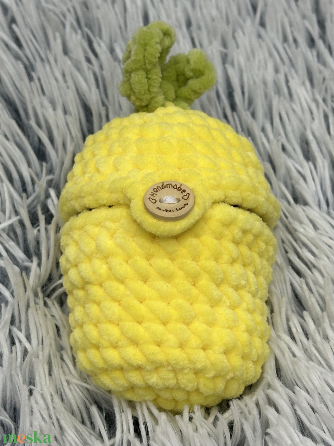 Horgolt capybara citromban - játék & sport - plüssállat & játékfigura - más figura - Meska.hu