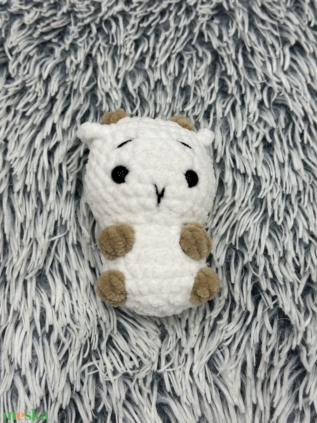 Horgolt kiskecske plüss - játék & sport - plüssállat & játékfigura - más figura - Meska.hu