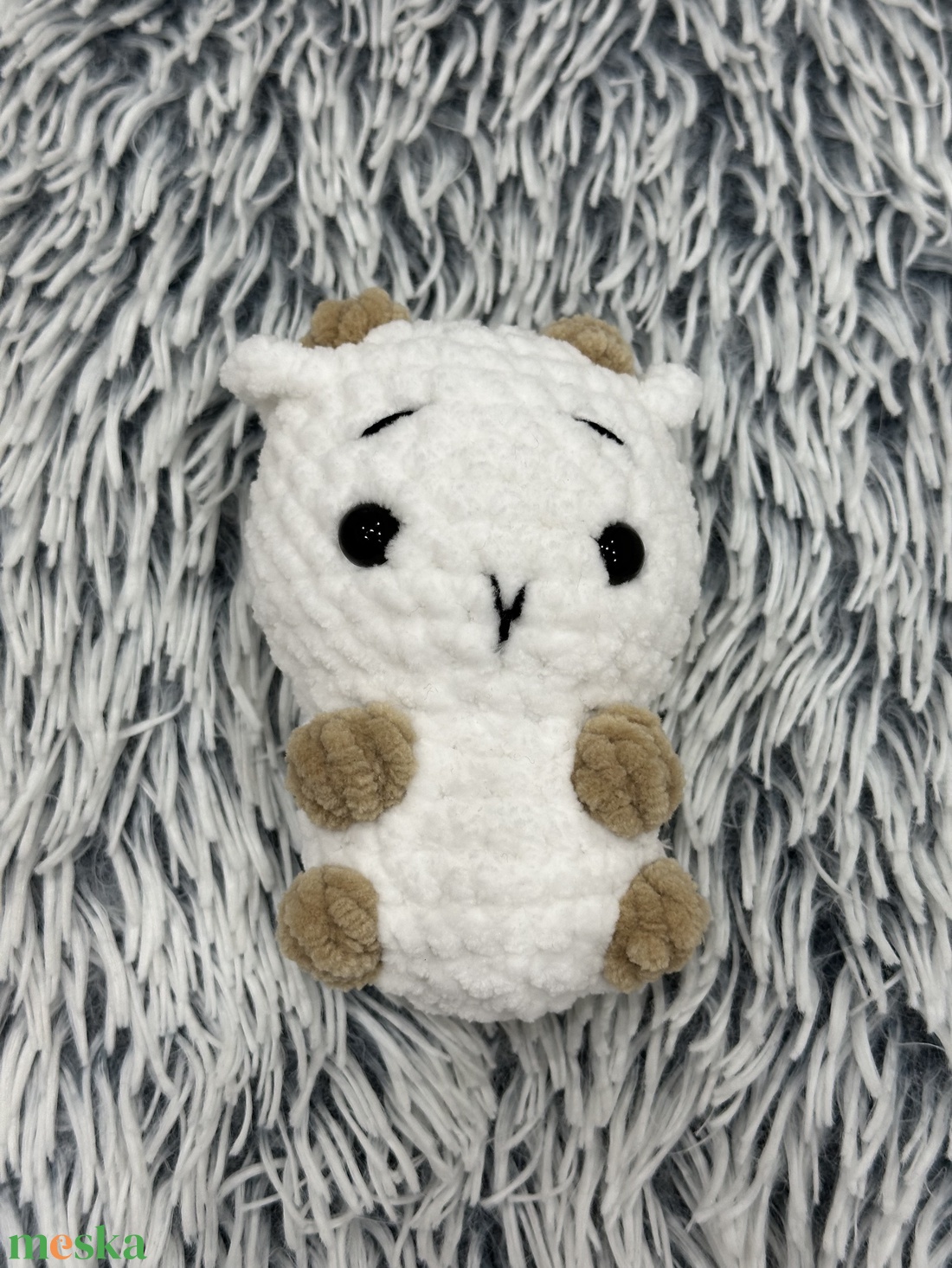 Horgolt kiskecske plüss - játék & sport - plüssállat & játékfigura - más figura - Meska.hu