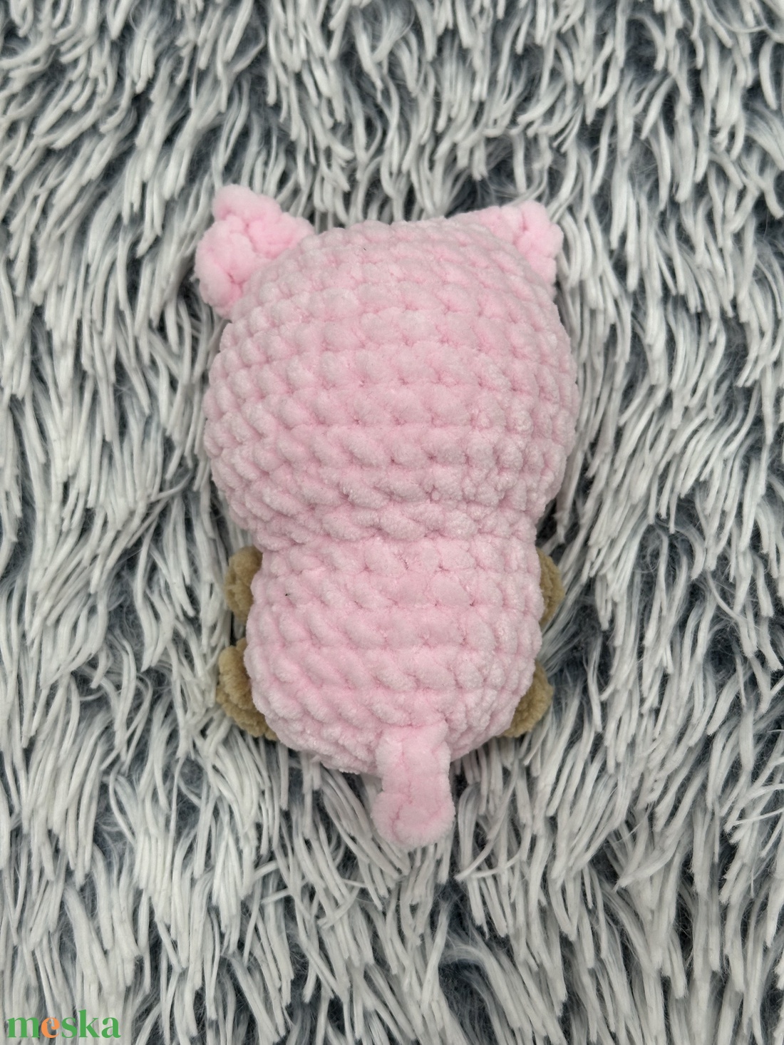 Horgolt malac plüss - játék & sport - plüssállat & játékfigura - malac - Meska.hu