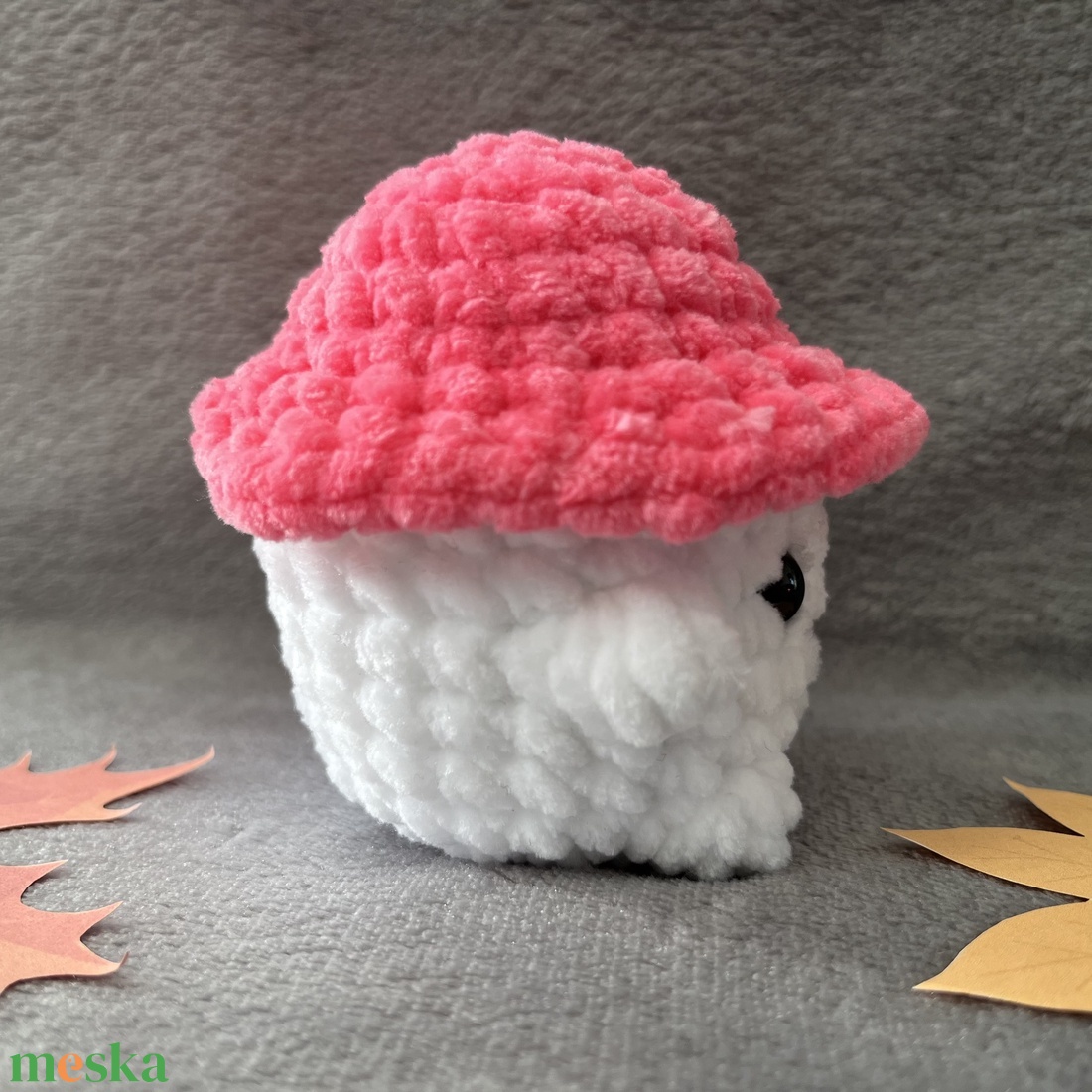 Horgolt gomba rózsaszín - játék & sport - plüssállat & játékfigura - plüss zöldség, gyümölcs - Meska.hu Horgolt gomba rózsaszín - játék & sport - plüssállat & játékfigura - plüss zöldség, gyümölcs - Meska.hu