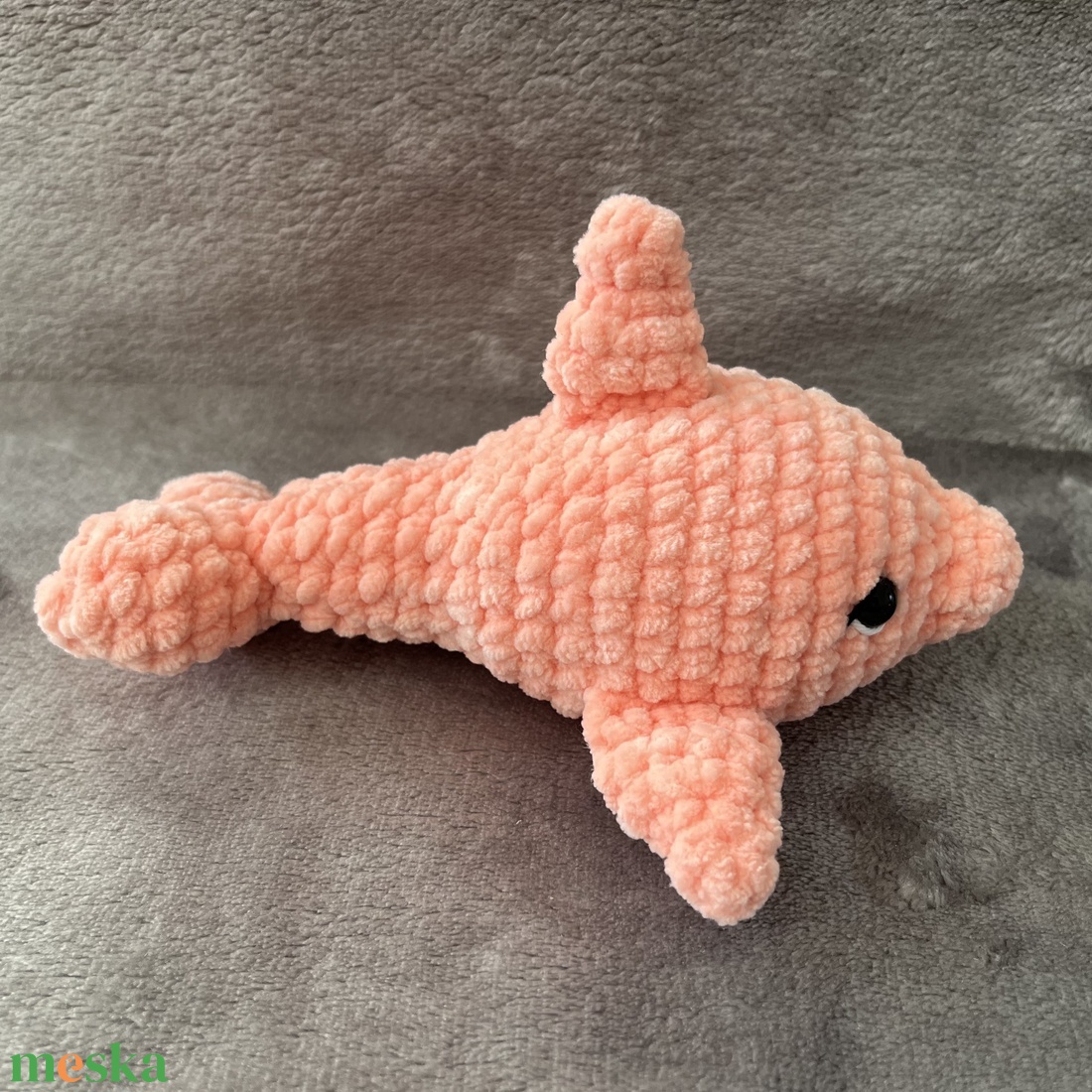 Horgolt delfin - játék & sport - plüssállat & játékfigura - más figura - Meska.hu