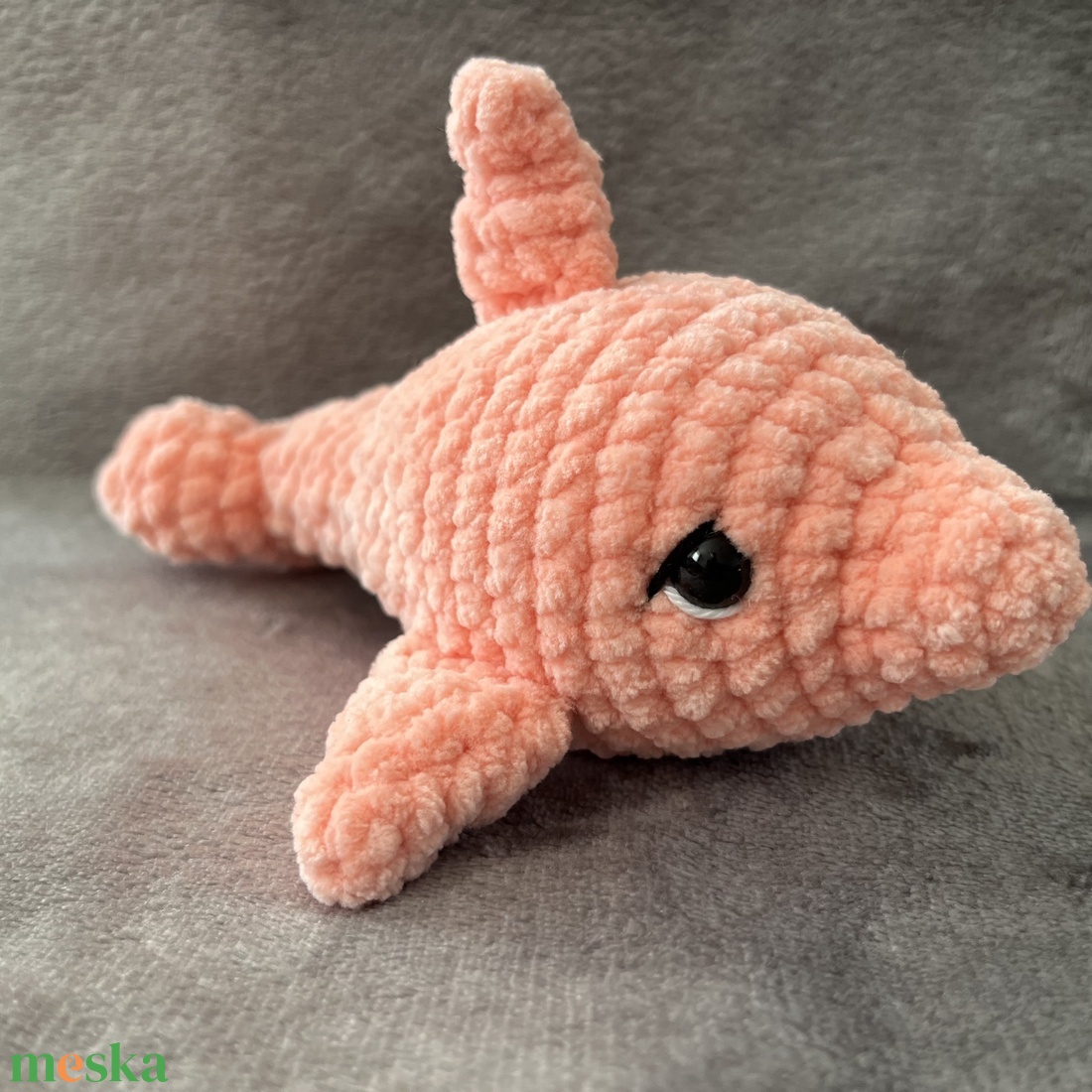 Horgolt delfin - játék & sport - plüssállat & játékfigura - más figura - Meska.hu