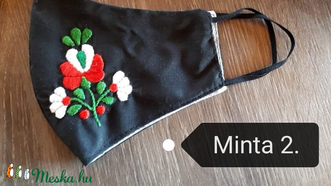 Egyedi, kézzel hímzett maszk magyaros mintával - - Meska.hu Egyedi, kézzel hímzett maszk magyaros mintával - - Meska.hu