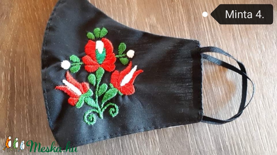 Egyedi, kézzel hímzett maszk magyaros mintával - - Meska.hu Egyedi, kézzel hímzett maszk magyaros mintával - - Meska.hu