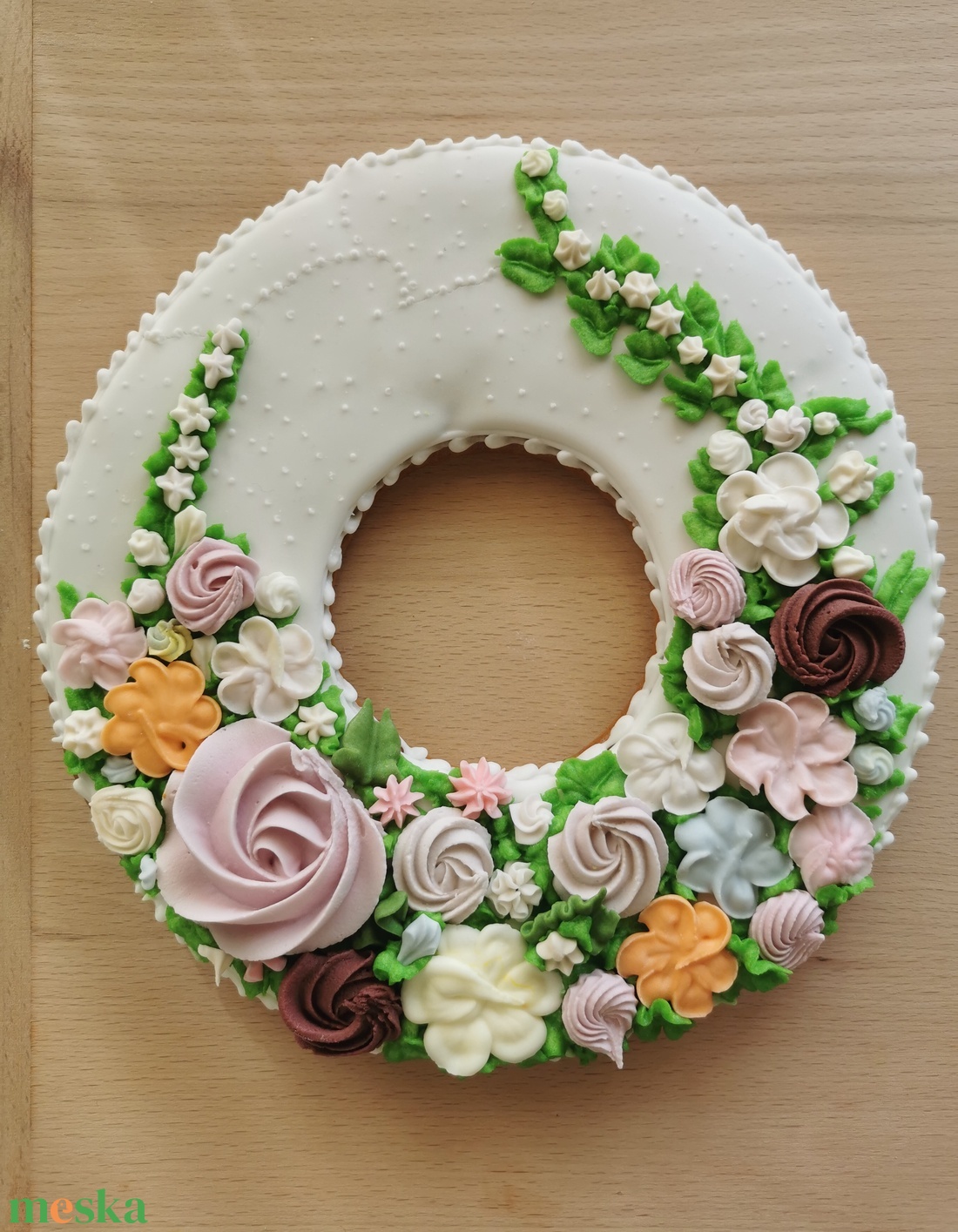 Tavaszi mézeskalács koszorú (nagy) - otthon & életmód - dekoráció - dísztárgy - Meska.hu Tavaszi mézeskalács koszorú (nagy) - otthon & életmód - dekoráció - dísztárgy - Meska.hu