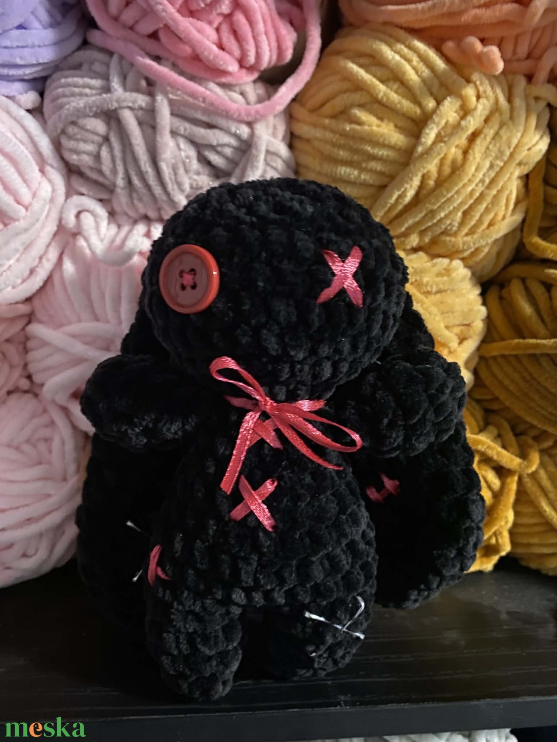 horgolt extravagáns plüss - játék & sport - plüssállat & játékfigura - nyuszi - Meska.hu