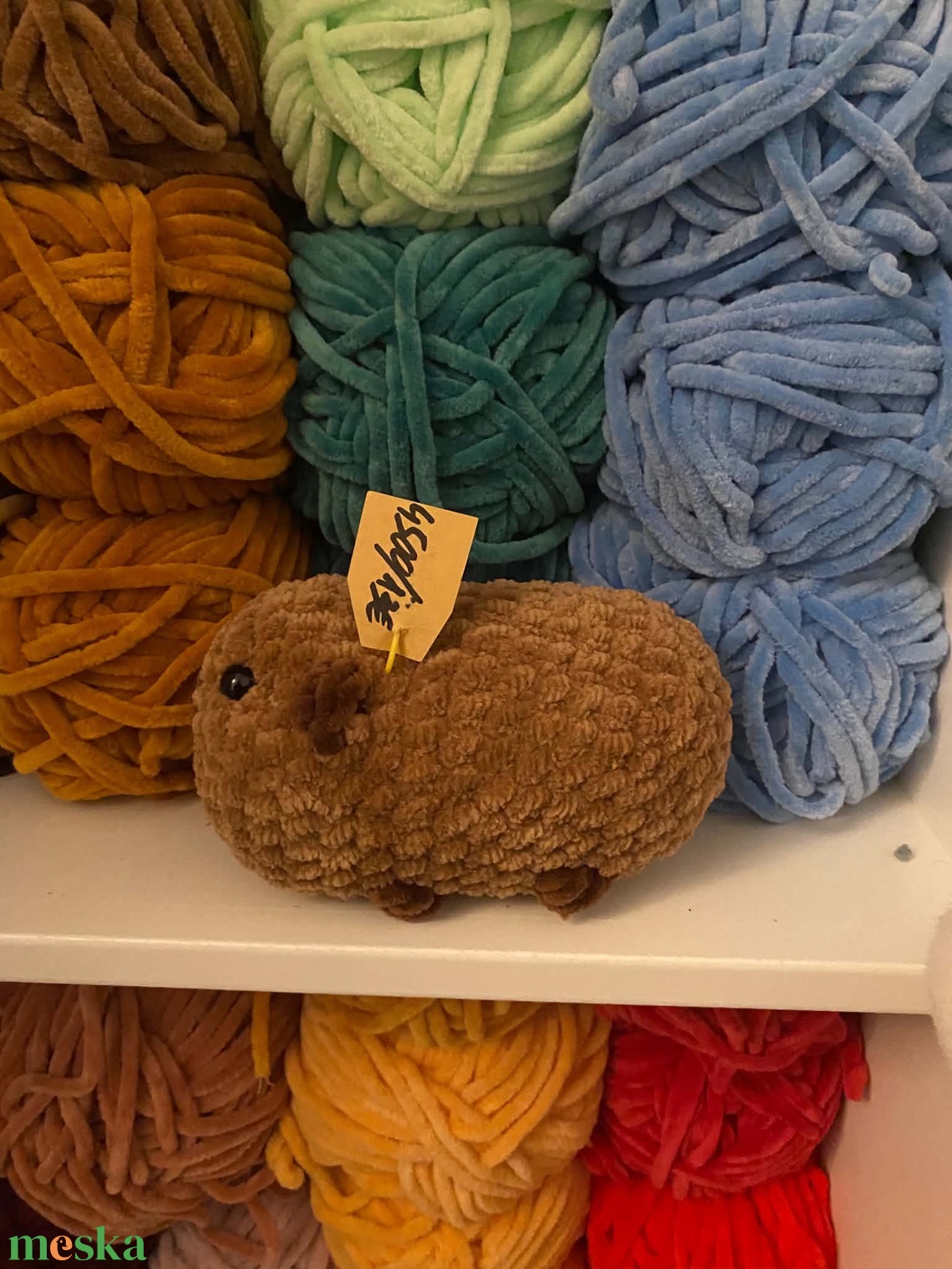 nagy capybara/tengerimalac - játék & sport - plüssállat & játékfigura - malac - Meska.hu